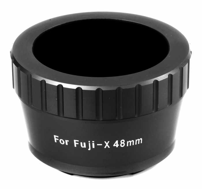 48mm T-Mount Adapter for Fuji FX Cameras - Black | Compatible with Fujifilm X Series for Macro & Telephoto Lenses