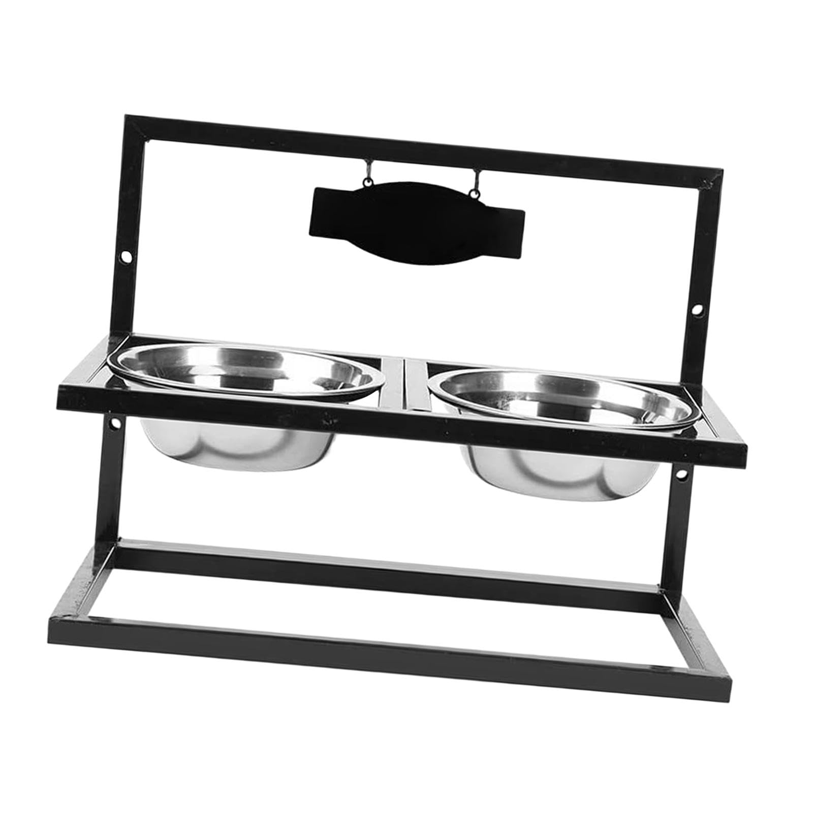 Premium Raised Dog Bowls with Stand - Adjustable Elevated Pet Feeder for Small & Large Dogs, Cats & Puppies - Perfect for Dining, Feeding & Watering - Ideal for Home, Kitchen & Outdoor Use