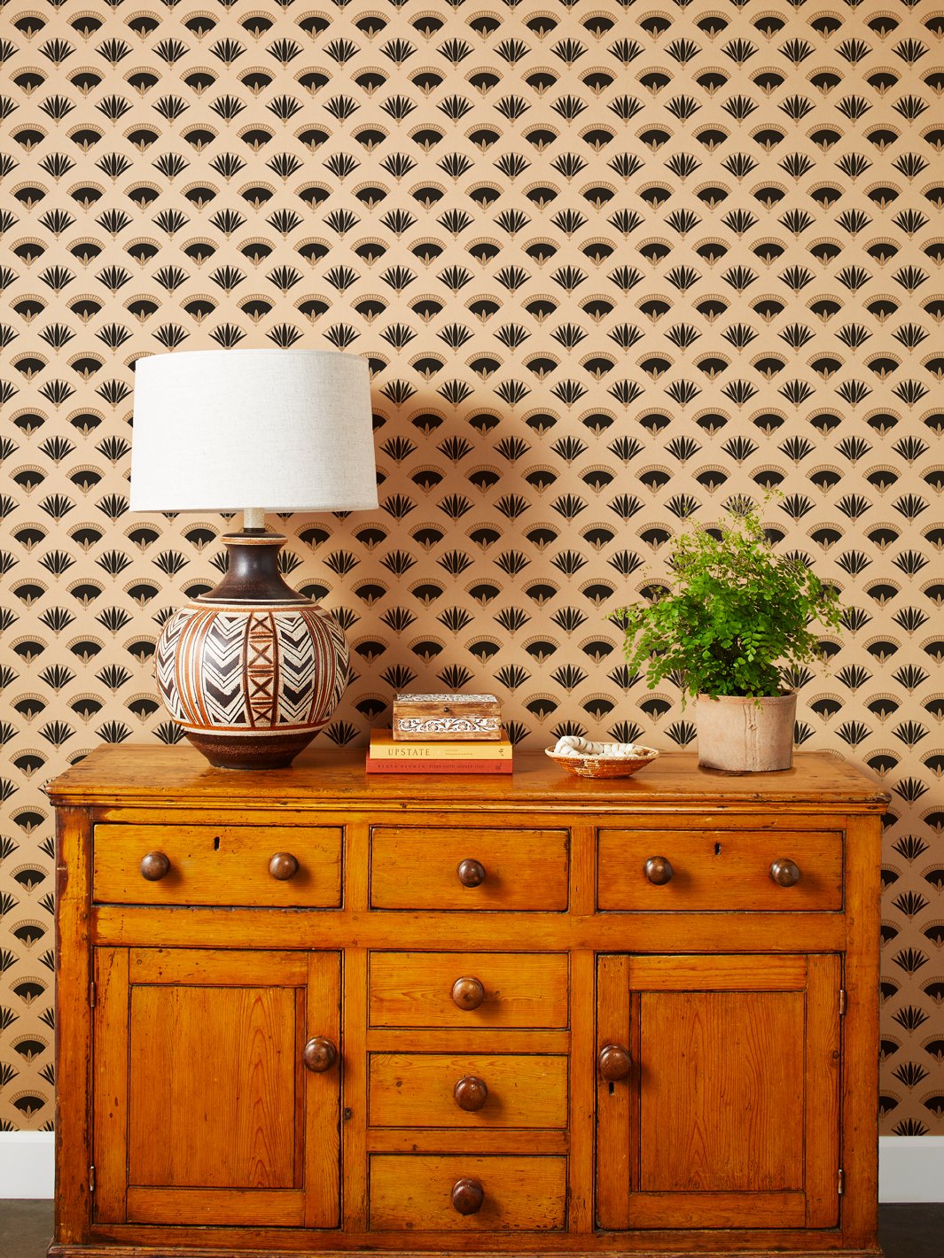 Lotus & Papyrus Black Kraft Wallpaper - Natural Textured Tea Collection Wall Decor for Living Room, Bedroom & Office