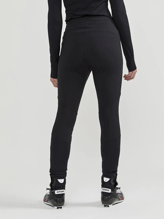 Women's Craft Core Glide Wind Tight Running Pants - High-Performance Workout Leggings for Yoga, Gym & Outdoor Activities