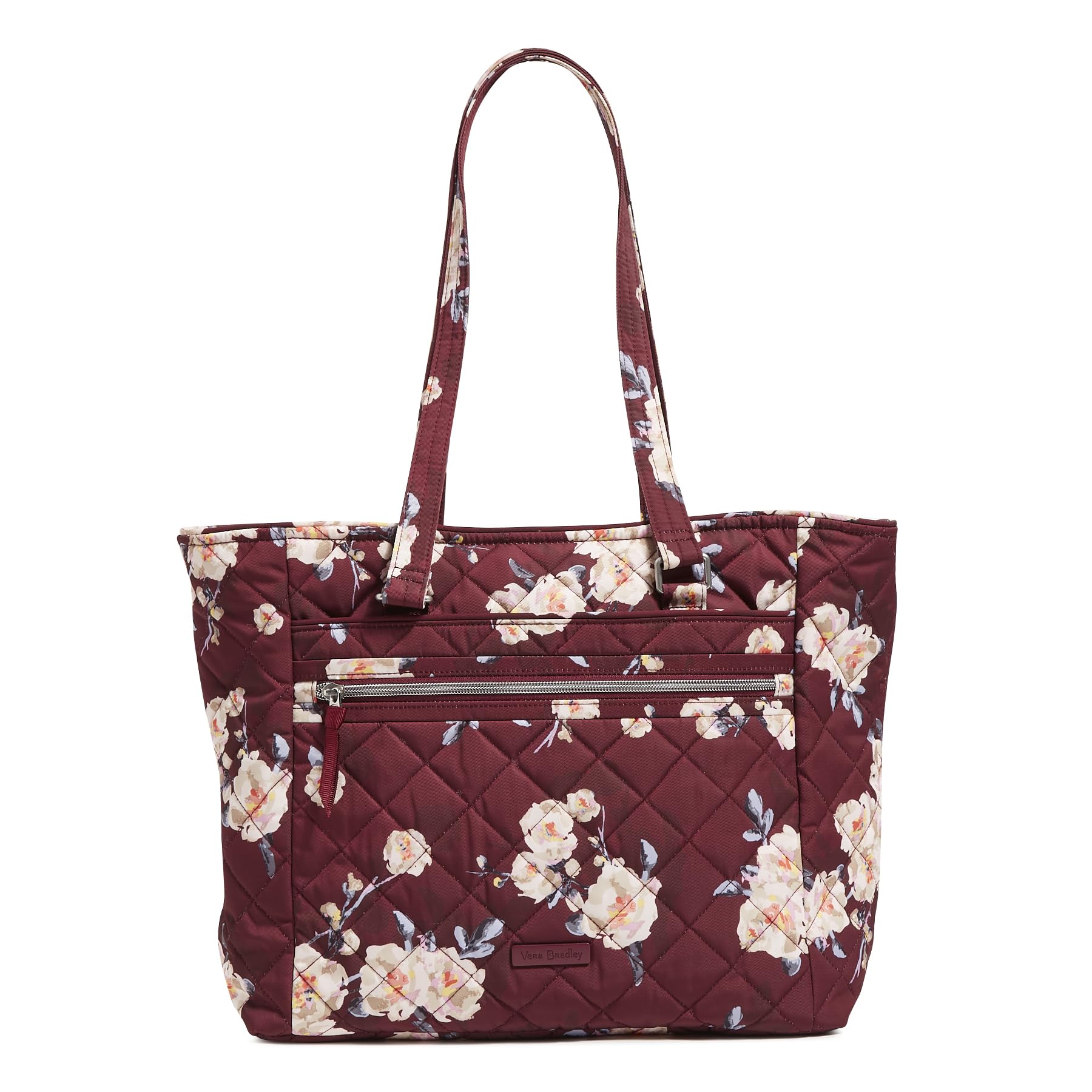 Vera Bradley Women's Performance Twill Work Tote Bag - Stylish & Durable Laptop Bag for Office, Travel & Business | Professional Work Tote with Multiple Pockets | Perfect for Commuters & Working Women