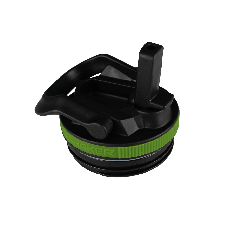 Black Lid with Green Band