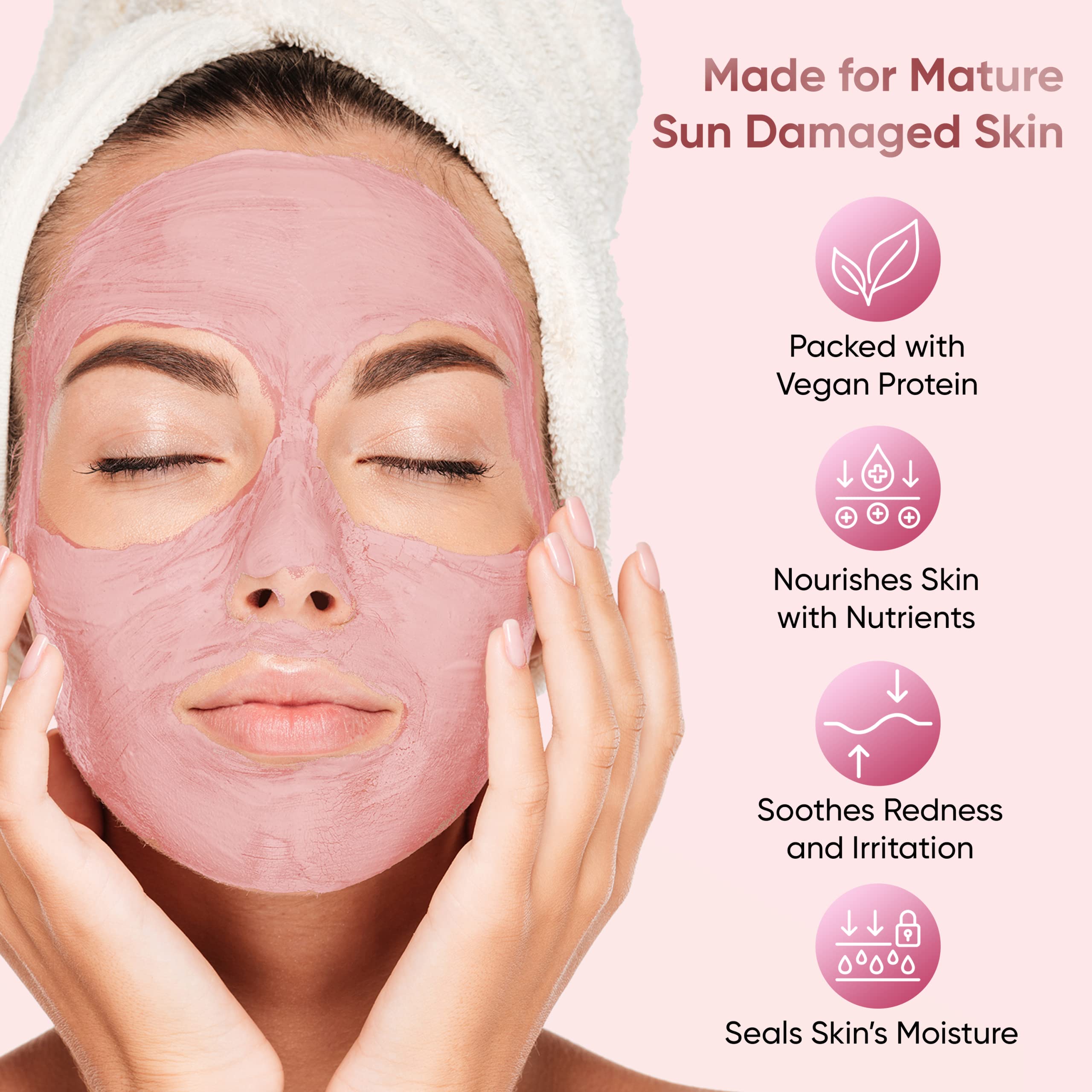 Bio Jouvance Anti-Aging Milk Protein Face Mask - 1 oz / 30ml Hydrating & Firming Skin Care Treatment for Wrinkles & Fine Lines | Perfect for Night Routine & Spa Days