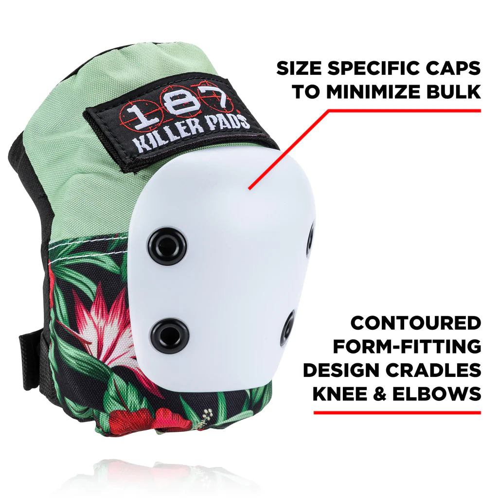 Premium 187 Six Pack Pad Set - Durable & Comfortable for Beer, Soda & Cans - Hibiscus Design - Perfect for Parties, BBQs & Outdoor Gatherings