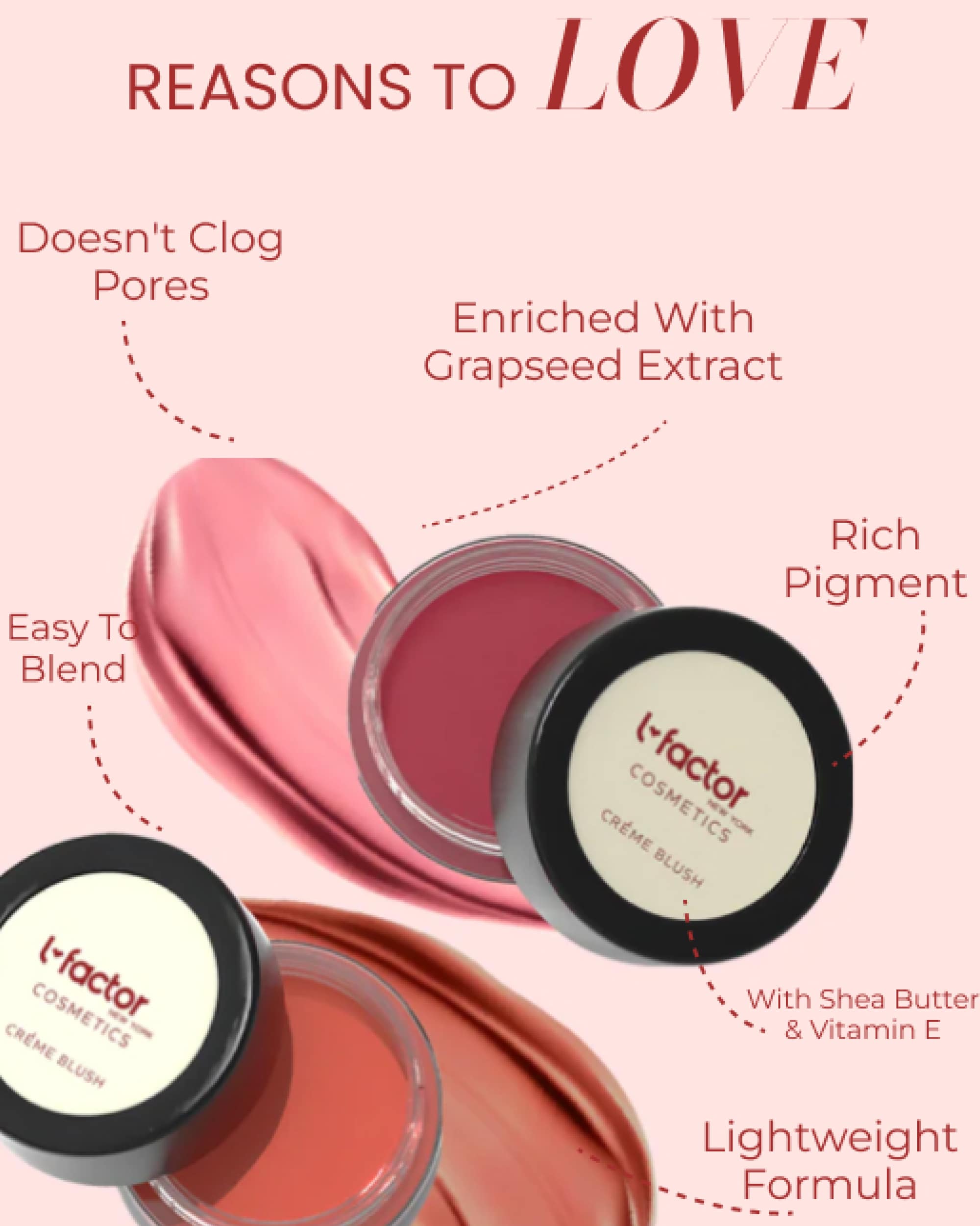 Best Cream Blush for a Natural Flush - Don't Shy Away Buildable Cheek Color for Day & Night Makeup | Perfect for Everyday Wear & Special Occasions