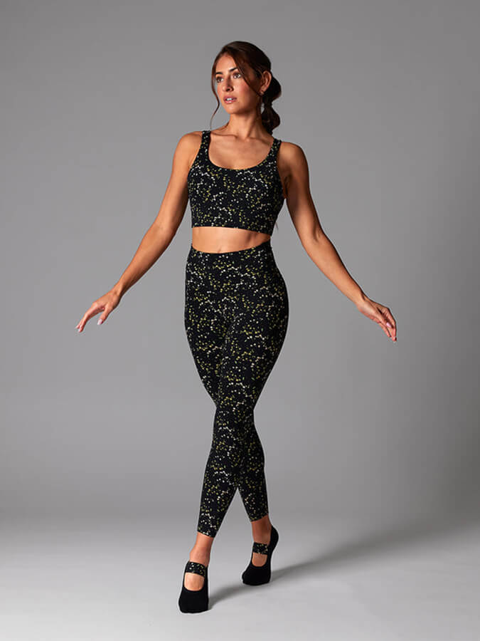 Tavi High Waisted 7/8 Women's Yoga Leggings - Comfortable Workout Pants for Running, Gym & Lounge Wear