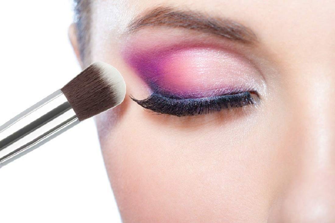 FOZZBY Makeup Kit 5024 with 5 Brushes & 2 Blenders - Multicolor for Girls Makeup Practice