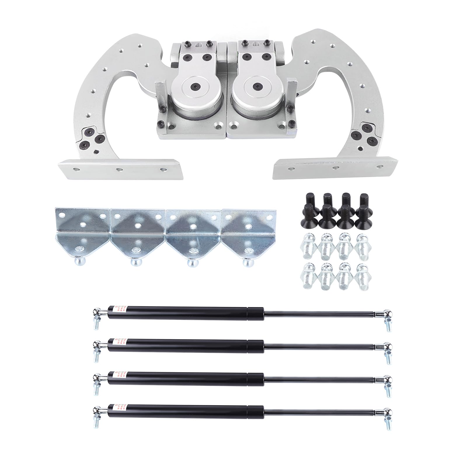 Universal Lambo Door Kit - Bolt-On Vertical Doors Hinge Conversion Kit for Audi, Dodge, Ford, Honda, Toyota, Nissan, Chevrolet & Most Cars | 90 Degree Vertical Lambo Style Doors | Perfect for Car Shows, Custom Builds & Performance Upgrades