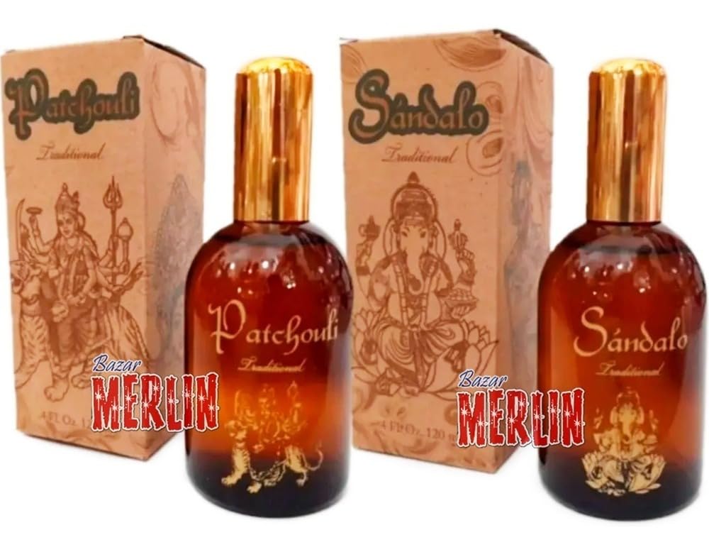 Premium Sandalwood & Patchouli Perfume Kit - 4oz Imported Fragrance Set for Men & Women | Aromatherapy, Meditation, Romantic Date Nights & Special Occasions