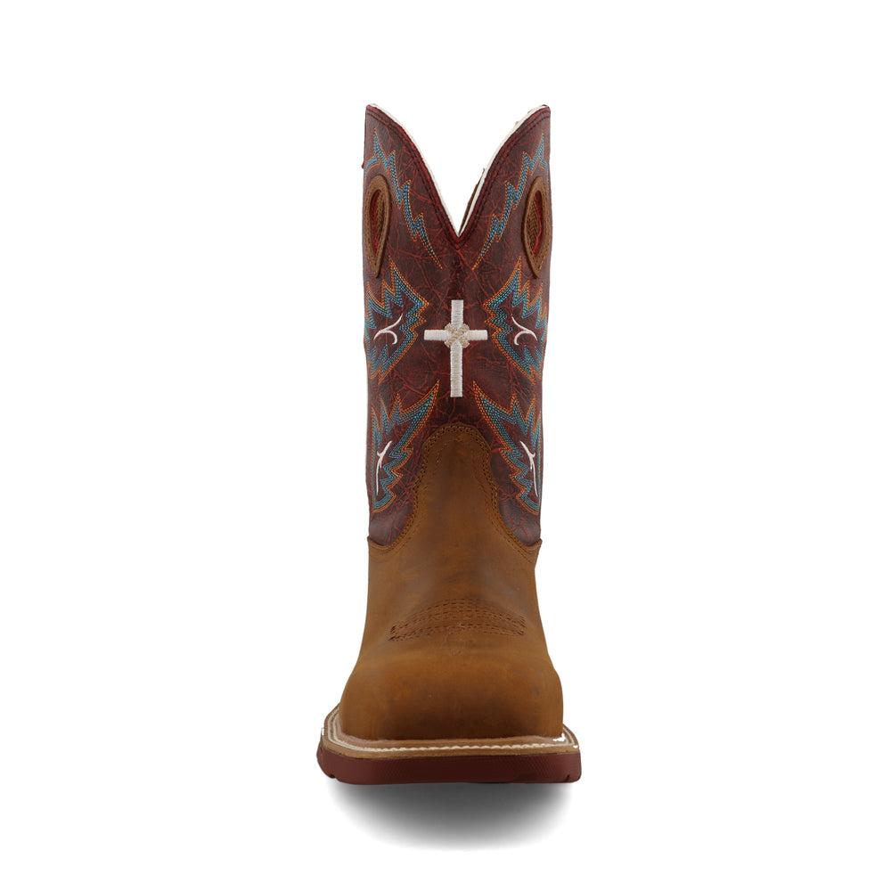 Men's 12 Western Work Boots - Durable Cowboy Boots for Ranch Work & Outdoor Activities | Perfect for Ranchers, Farmers & Country Style
