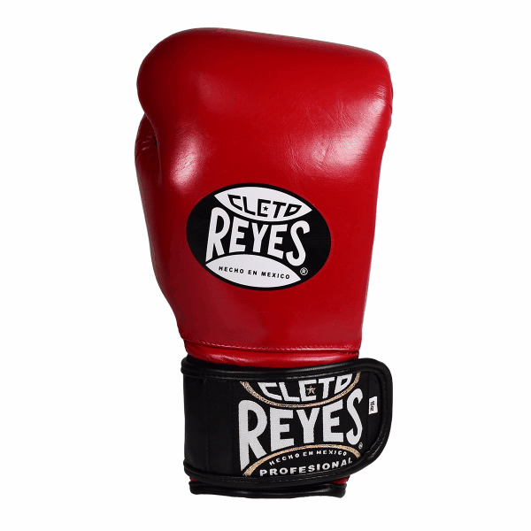 Cleto Reyes X-Pad Hook & Loop Boxing Gloves - Red/Black for Training, Sparring & Heavy Bag Workouts