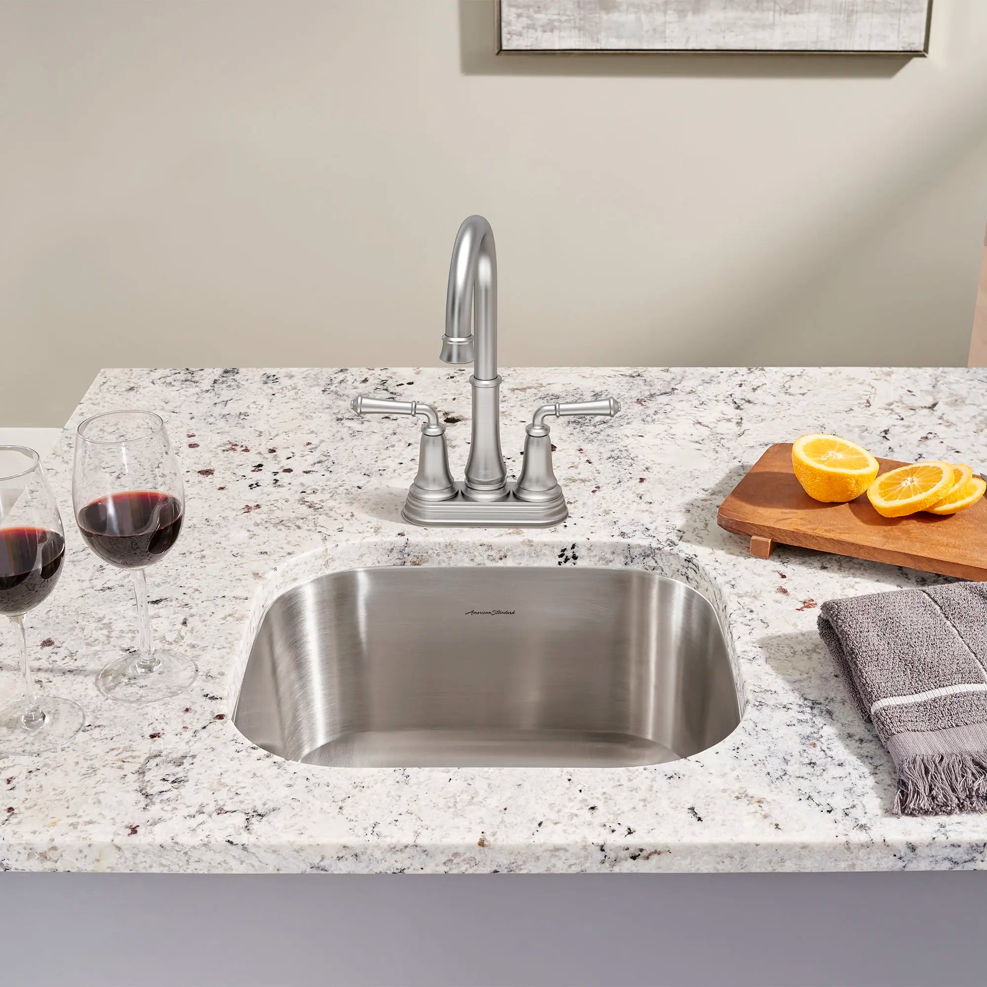 Delancey® 2 Handle Bar Faucet - 1.5 GPM/5.7 LPM Low Flow Water-Saving Commercial Sink Faucet - Perfect for Restaurants, Bars, and Coffee Shops