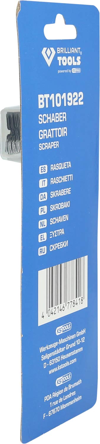 BRILLIANT TOOLS BT101922 Scraper - Professional Auto & Home Use