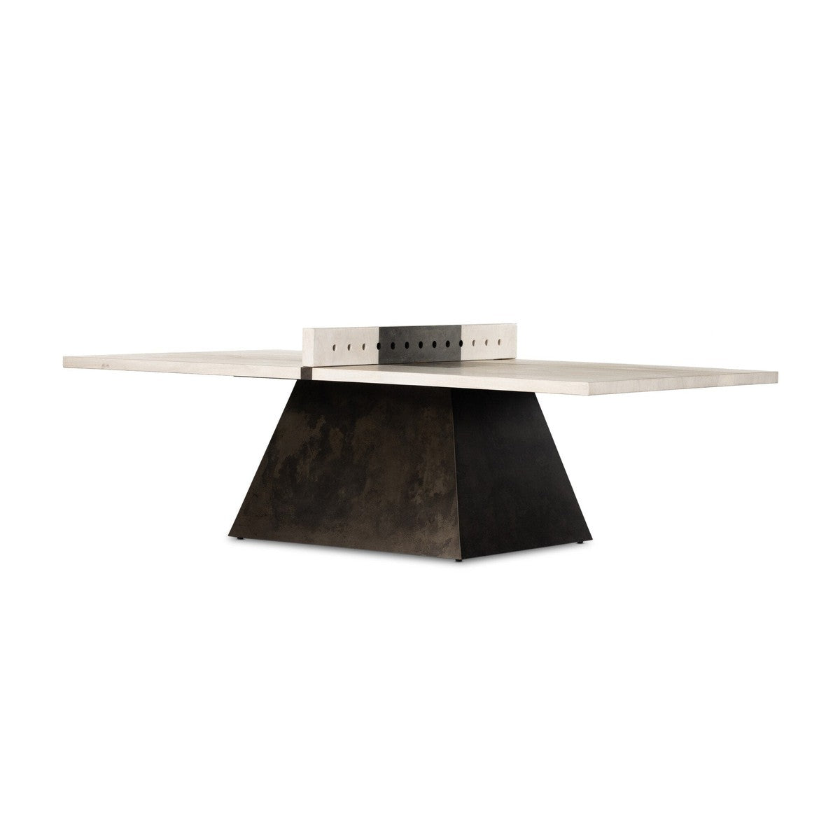 Ace Professional Ping Pong Table with Aged Metal Finish - Perfect for Indoor & Outdoor Game Rooms, Basements, and Backyard Parties