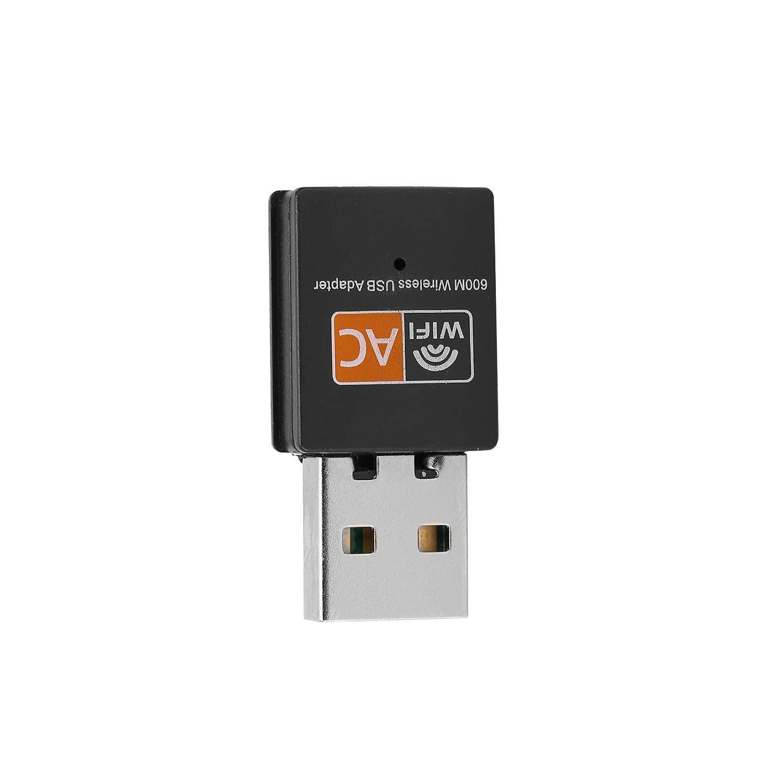 Zunate 600Mbps Dual Band USB WiFi Adapter for PC Laptop - Black | Fast 2.4G/5G for Gaming Streaming