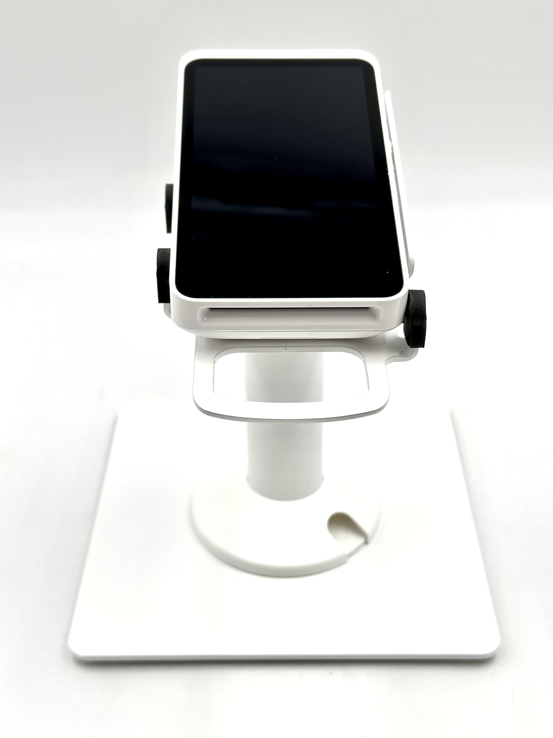 Square POS Stand - Adjustable Swivel & Tilt Base with Square Plate for Secure Payment Processing | Perfect for Retail Stores, Restaurants & Mobile Businesses