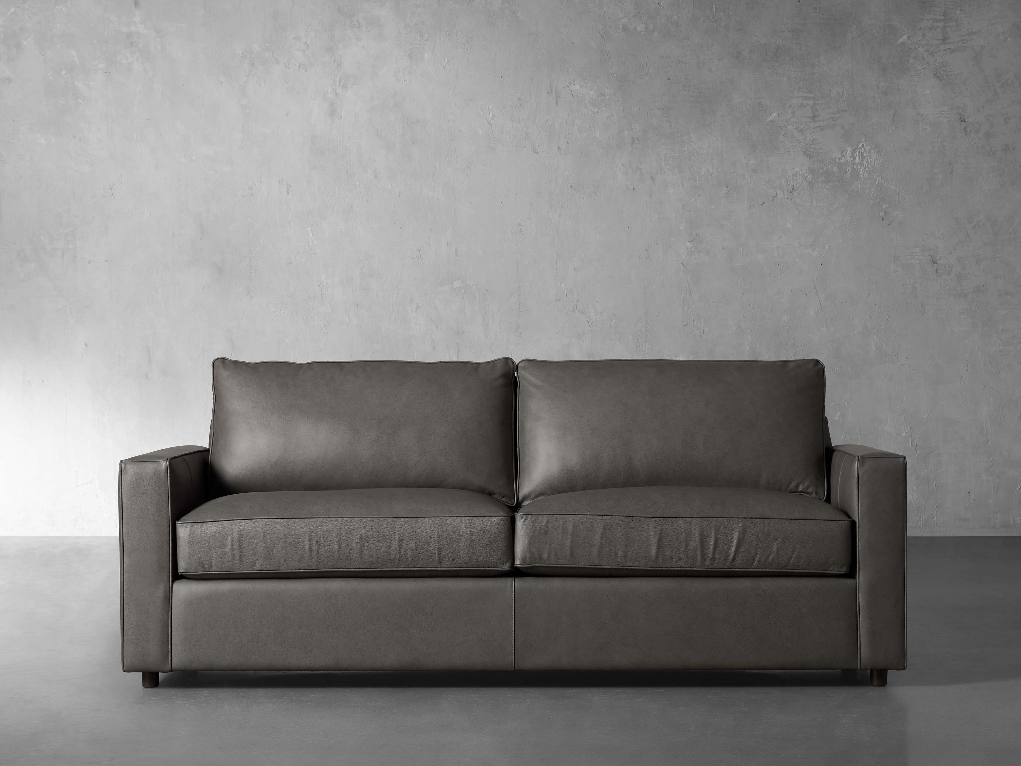 Filmore Leather Air Sleeper Sofa - Convertible Bed & Comfortable Couch for Small Spaces | Perfect for Guest Rooms, Apartments & Home Offices