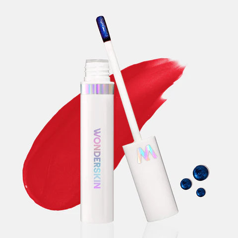 Wonderskin Wonder Blading Lip Stain Mask - Long Lasting Liquid Lip Tint for Natural Lip Color | Perfect for Everyday Wear, Date Night & Special Occasions