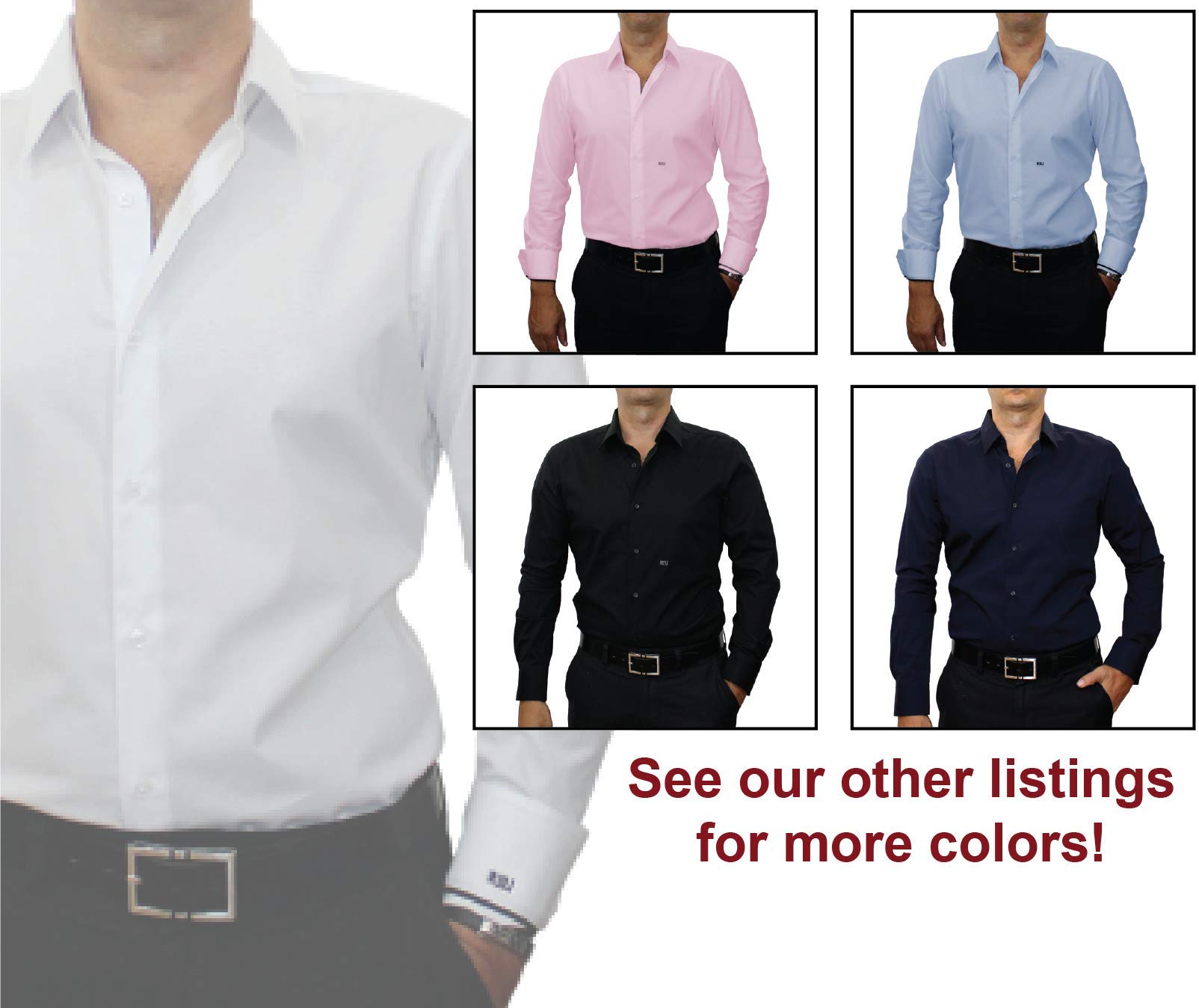 Custom Monogrammed Non-Iron Mini Oxford Dress Shirt in Pure White - Perfect for Business Casual, Weddings & Formal Events (#cc54)