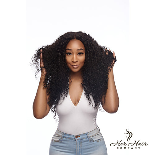 Brazilian Deep Curly Hair Bundles 3-Pack - 100% Human Hair Weft Extensions for Black Women | Perfect for Natural Hairstyles, Weaves & Protective Styling