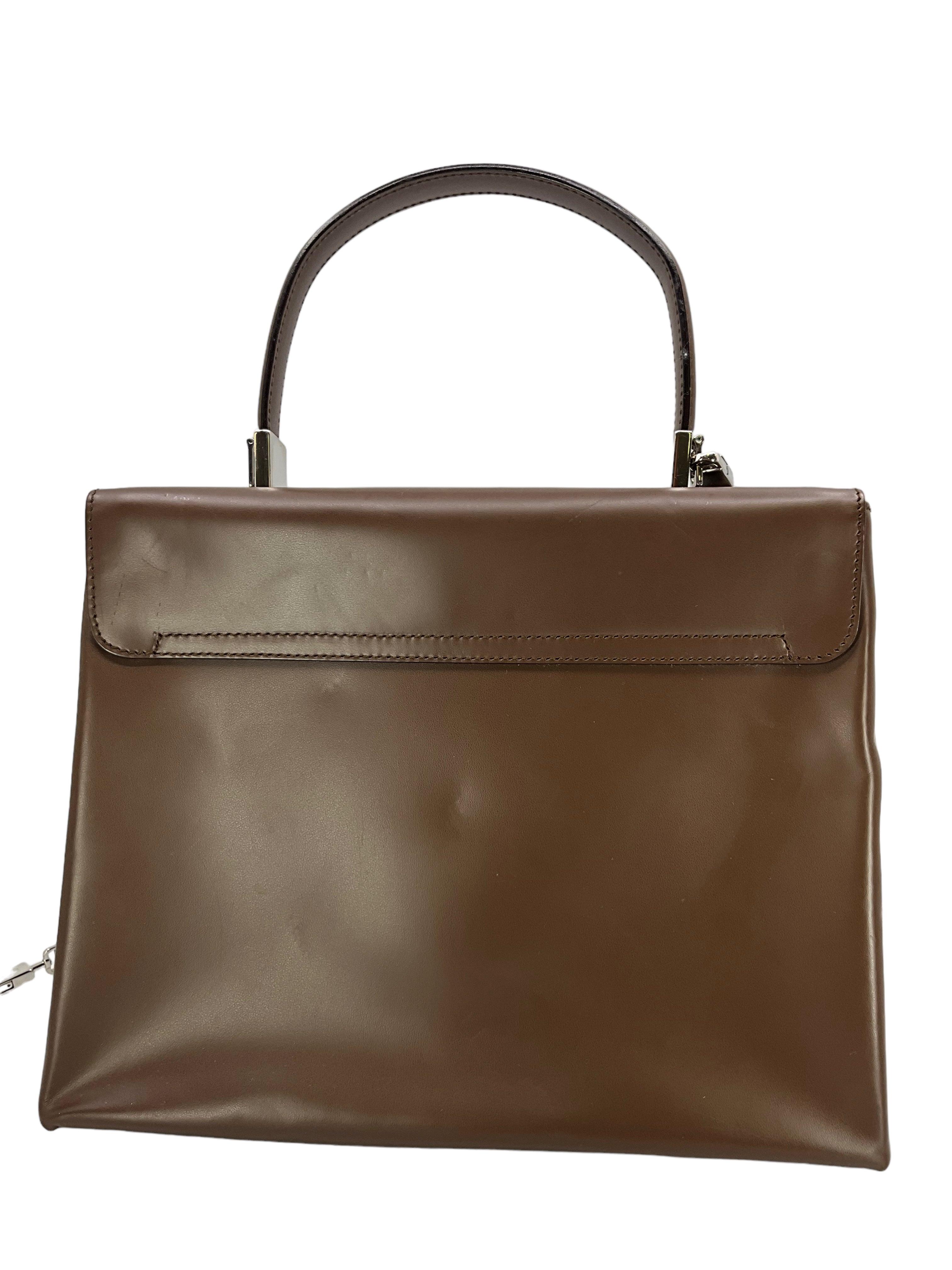 Salvatore Ferragamo Lady Gancini Kelly Bag - Luxury Leather Shoulder Handbag for Women | Perfect for Work, Evening Events & Travel Accessories