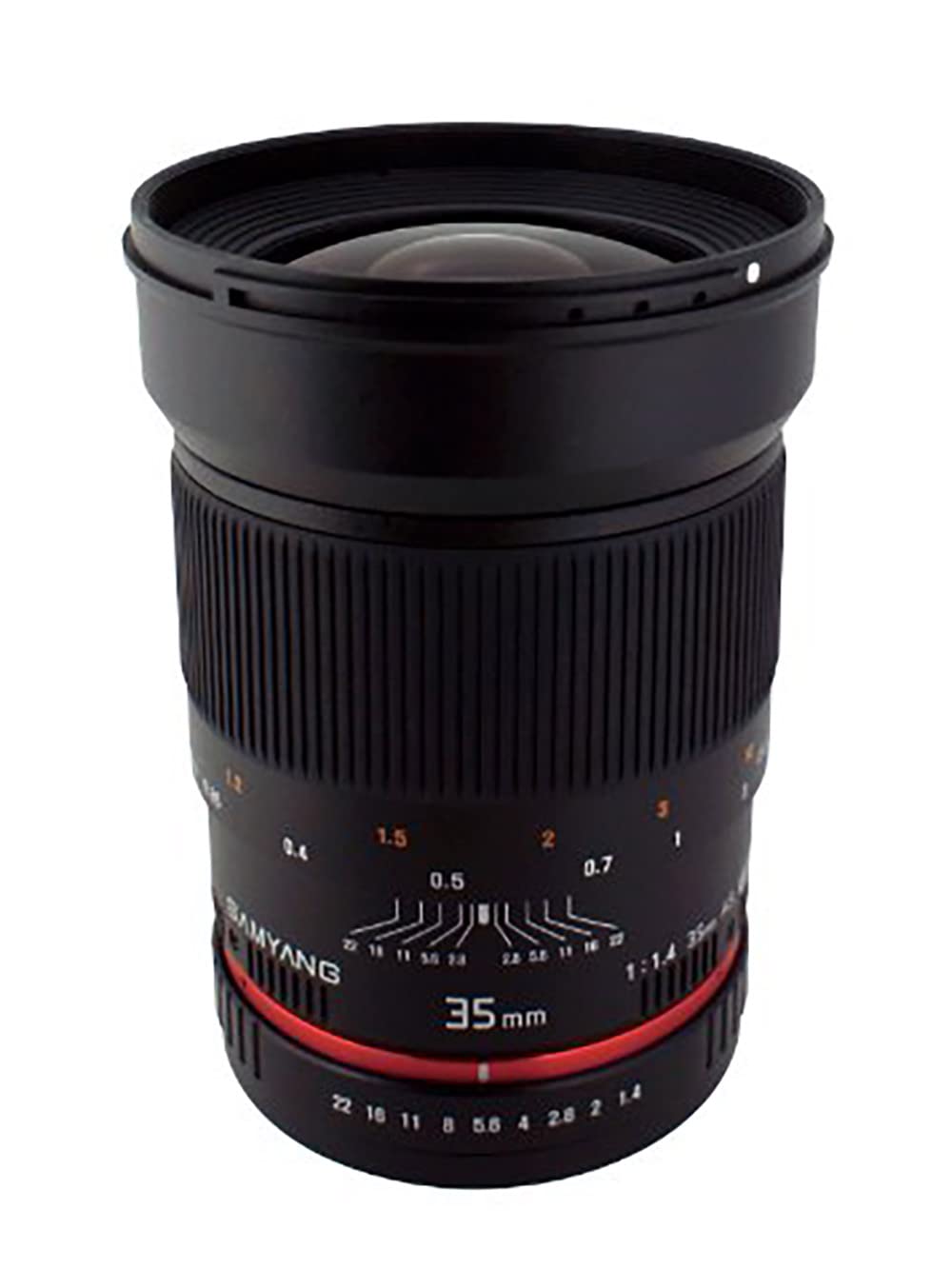 Samyang SY35M-C 35mm F1.4 Wide Angle Prime Lens for Canon EF Mount - Perfect for Portrait, Street & Low Light Photography (Black)