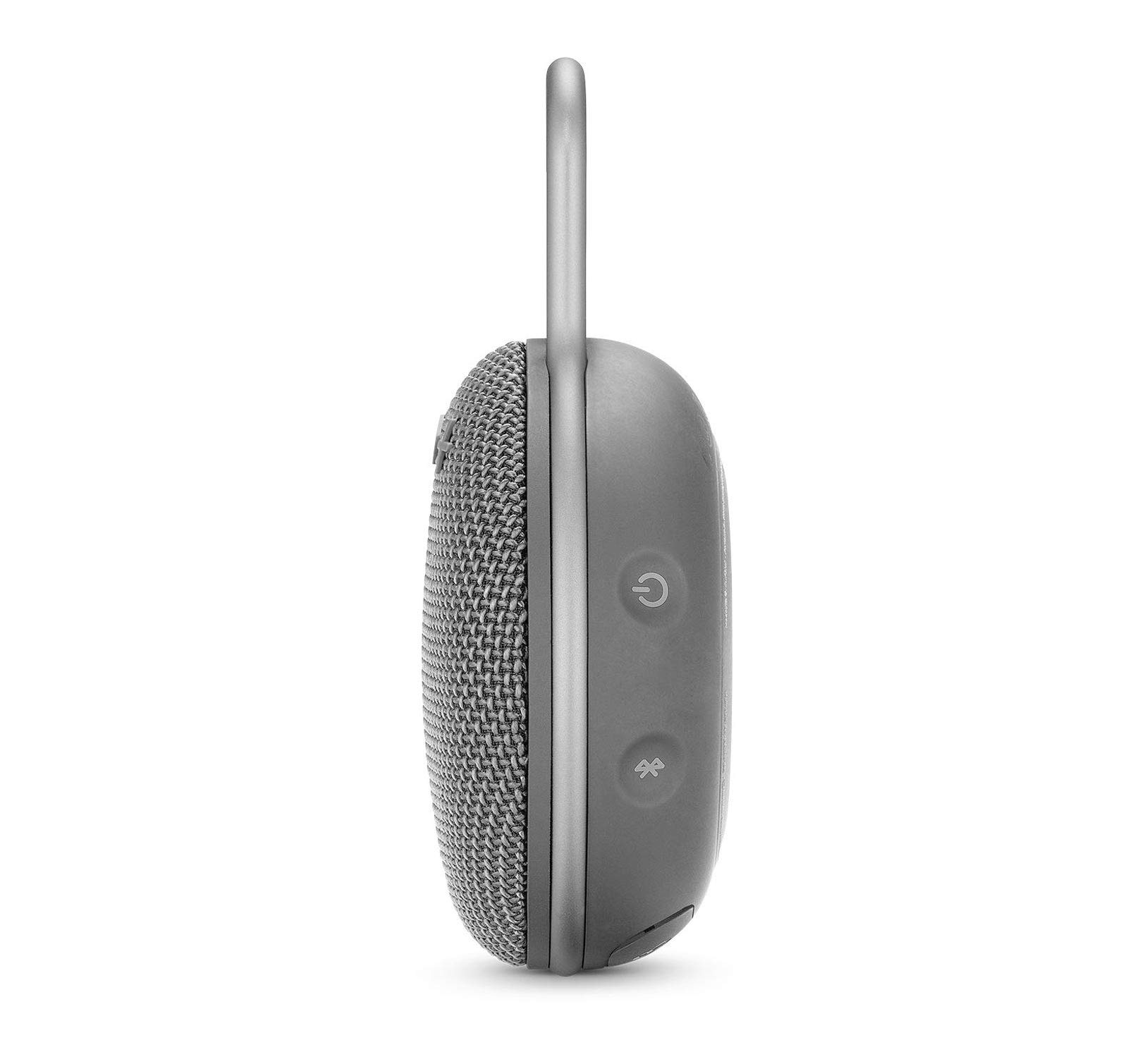 JBL CLIP 3 Waterproof Portable Bluetooth Speaker with 10-Hour Battery - IPX7 Rated for Outdoor, Shower & Travel - Compact Wireless Speaker (Renewed, Gray) - Perfect for Beach, Pool, Hiking & Camping