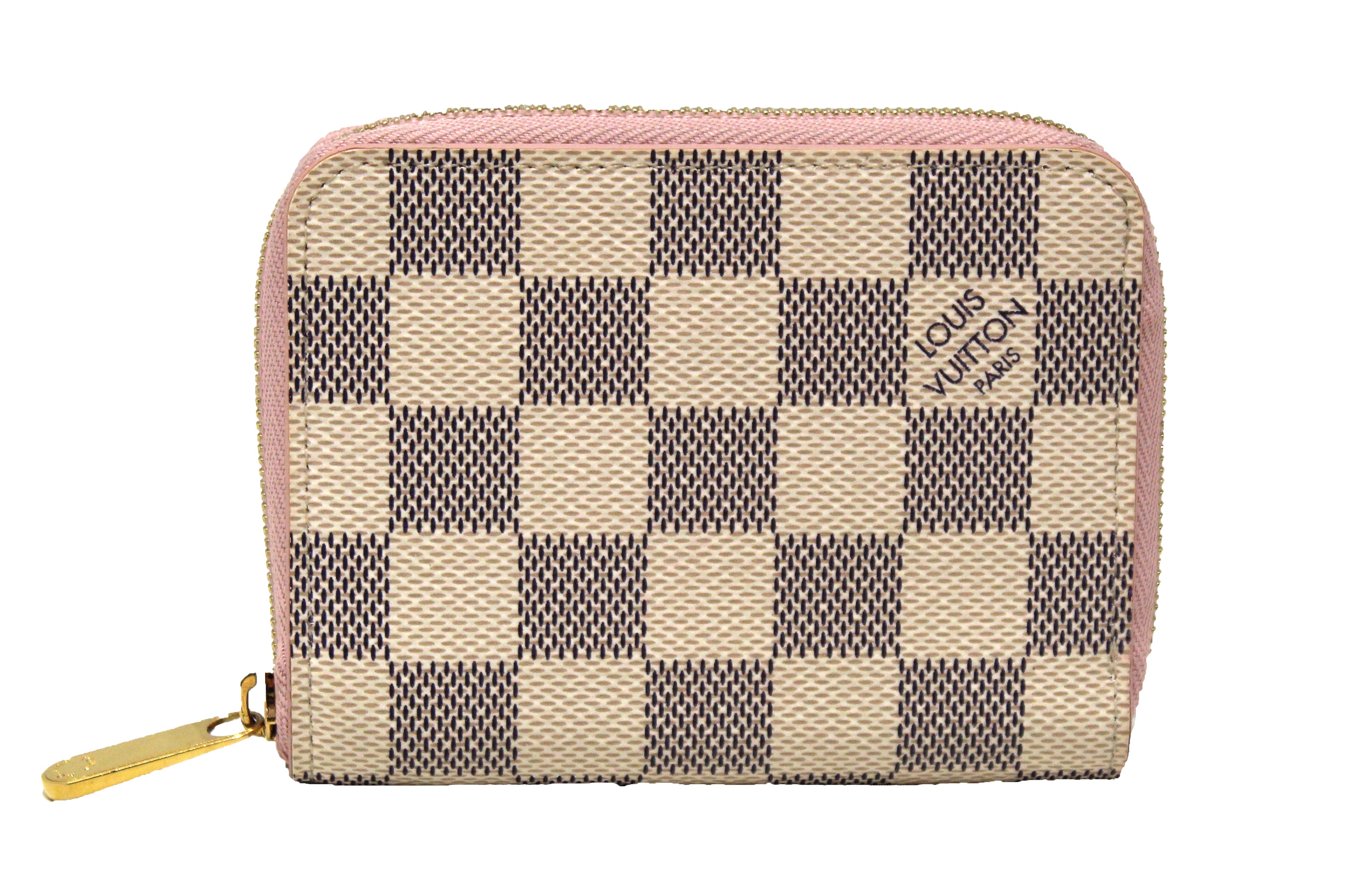 Authentic Louis Vuitton Damier Azur Zippy Coin Purse Wallet - Stylish & Compact for Women's Everyday Use, Travel & Shopping