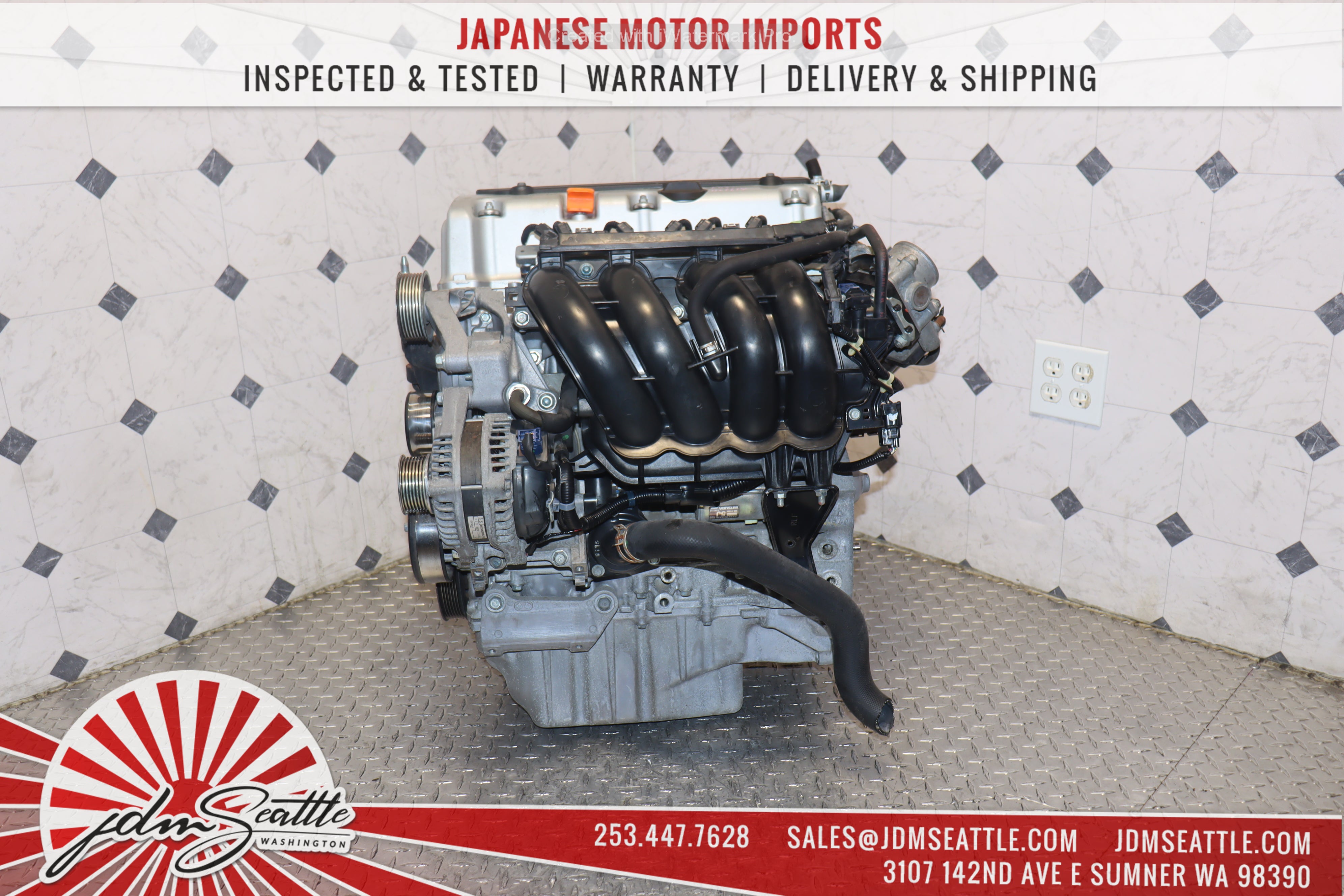 JDM 2012-2015 Honda Civic Si K24A 2.4L Engine RB3 - High Performance Motor Upgrade for Racing & Street Tuning