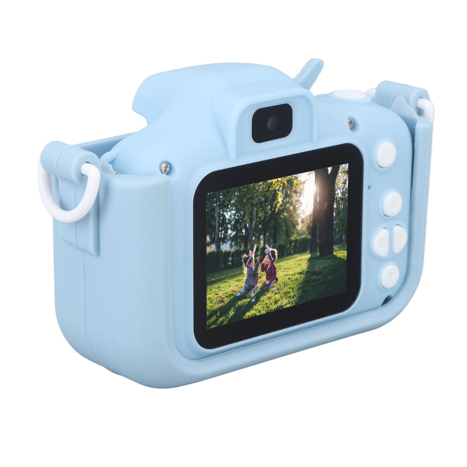 Kids Selfie Camera - HD Digital Video Recording, Auto Photography, Fun Gaming & Music Toy for Toddlers (Blue) | Perfect for Birthday Gifts, Travel, and Family Moments