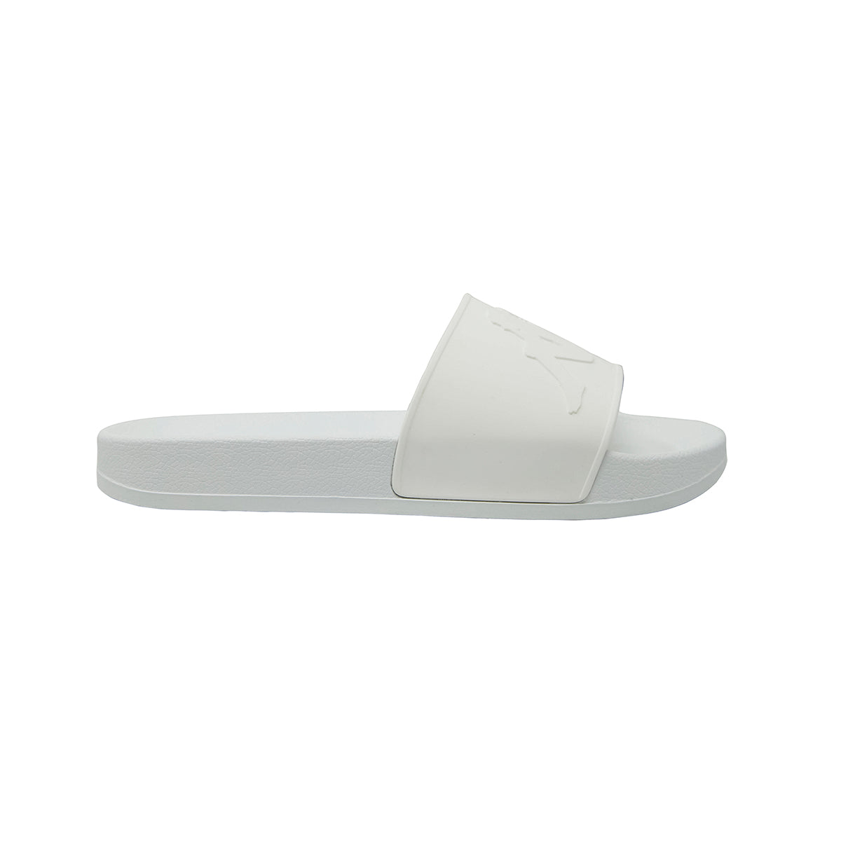 Kappa Authentic Caius 2 Slides - Comfortable White Slide Sandals for Men | Perfect for Beach, Pool, Gym & Casual Wear