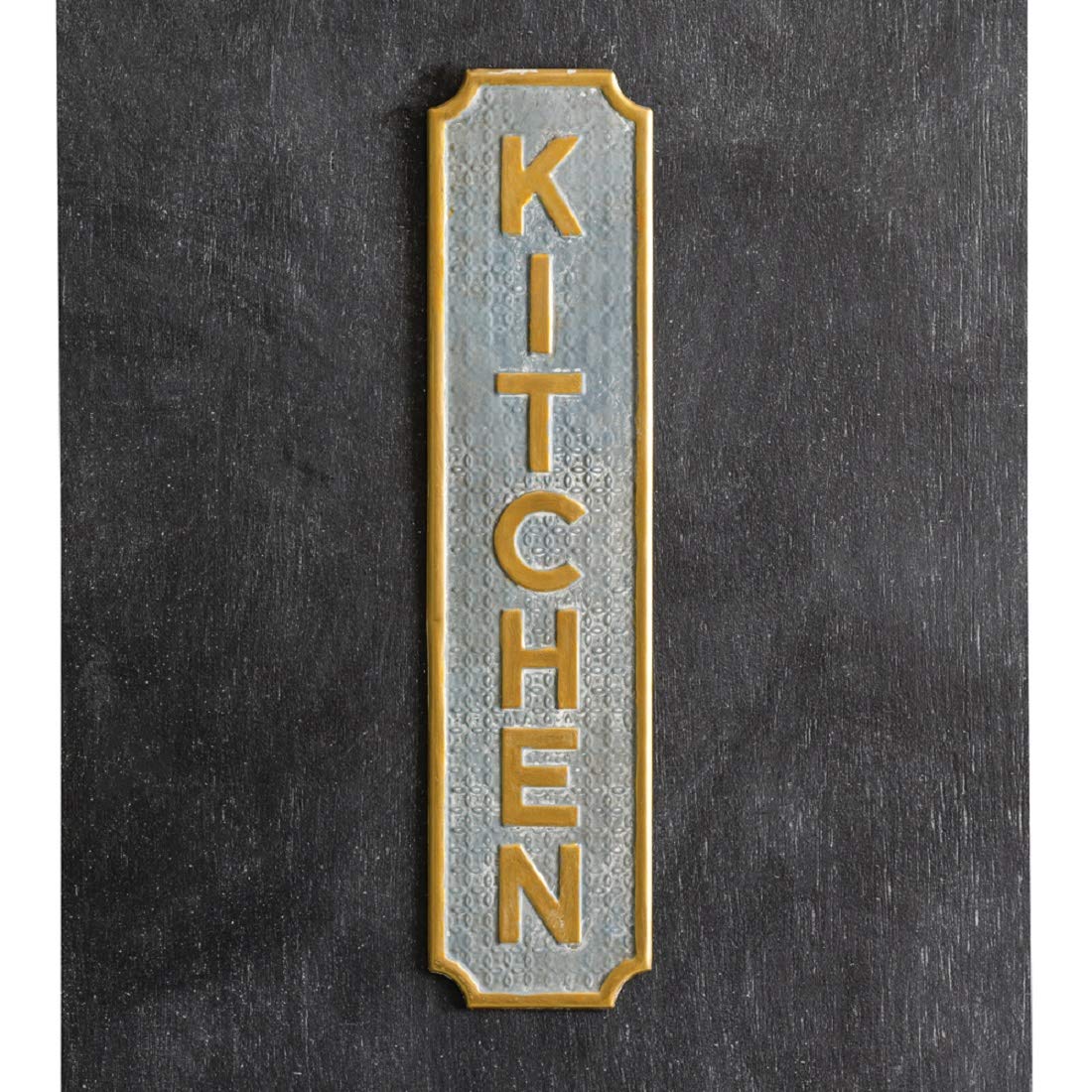 CTW Home Collection 440006 Vintage Metal Kitchen Wall Sign - Rustic Farmhouse Decor for Kitchen, Dining Room & Home