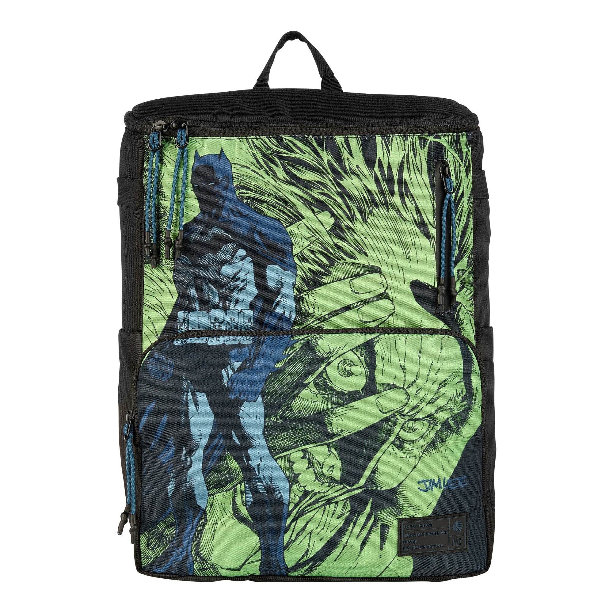 Batman vs Joker Comic Book Collector Backpack V2 - Durable School & Convention Bag for Superhero Fans & Collectors
