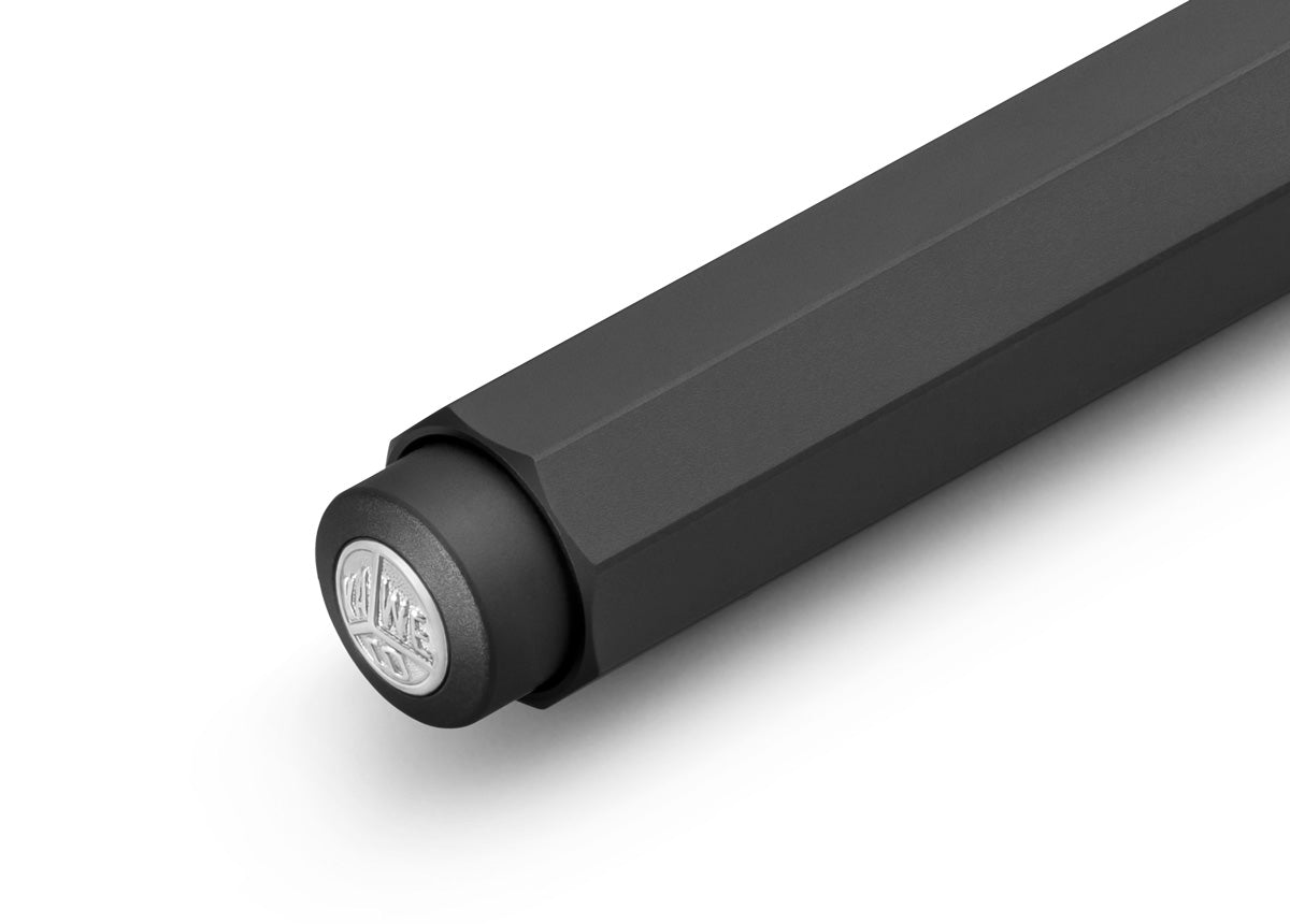 Kaweco AL Sport Ballpoint Pen - Premium Black Aluminum Pocket Pen for Everyday Carry, Office & Travel Writing | Durable & Stylish Gift for Professionals & Students