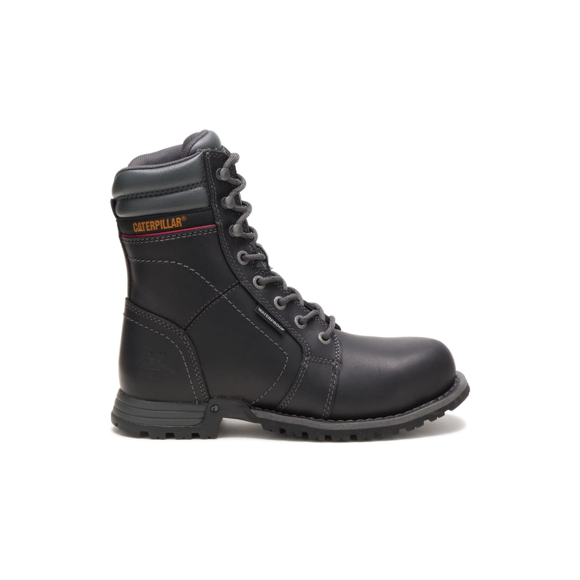 Cat Footwear Women's Echo Waterproof Steel Toe Work Boots - Durable Safety Shoes for Construction, Hiking & Outdoor Work (OSHA Compliant)