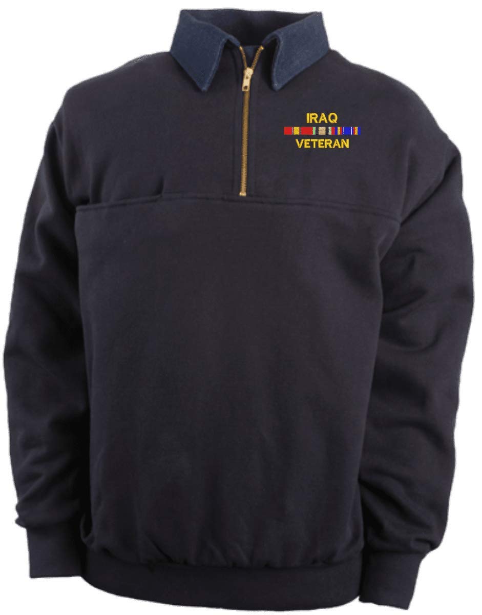 Iraq Veteran Game Sportswear - Firefighter Quarter-Zip Work Shirt for Outdoor Activities, Hunting & Casual Wear | Durable & Comfortable Performance Shirt