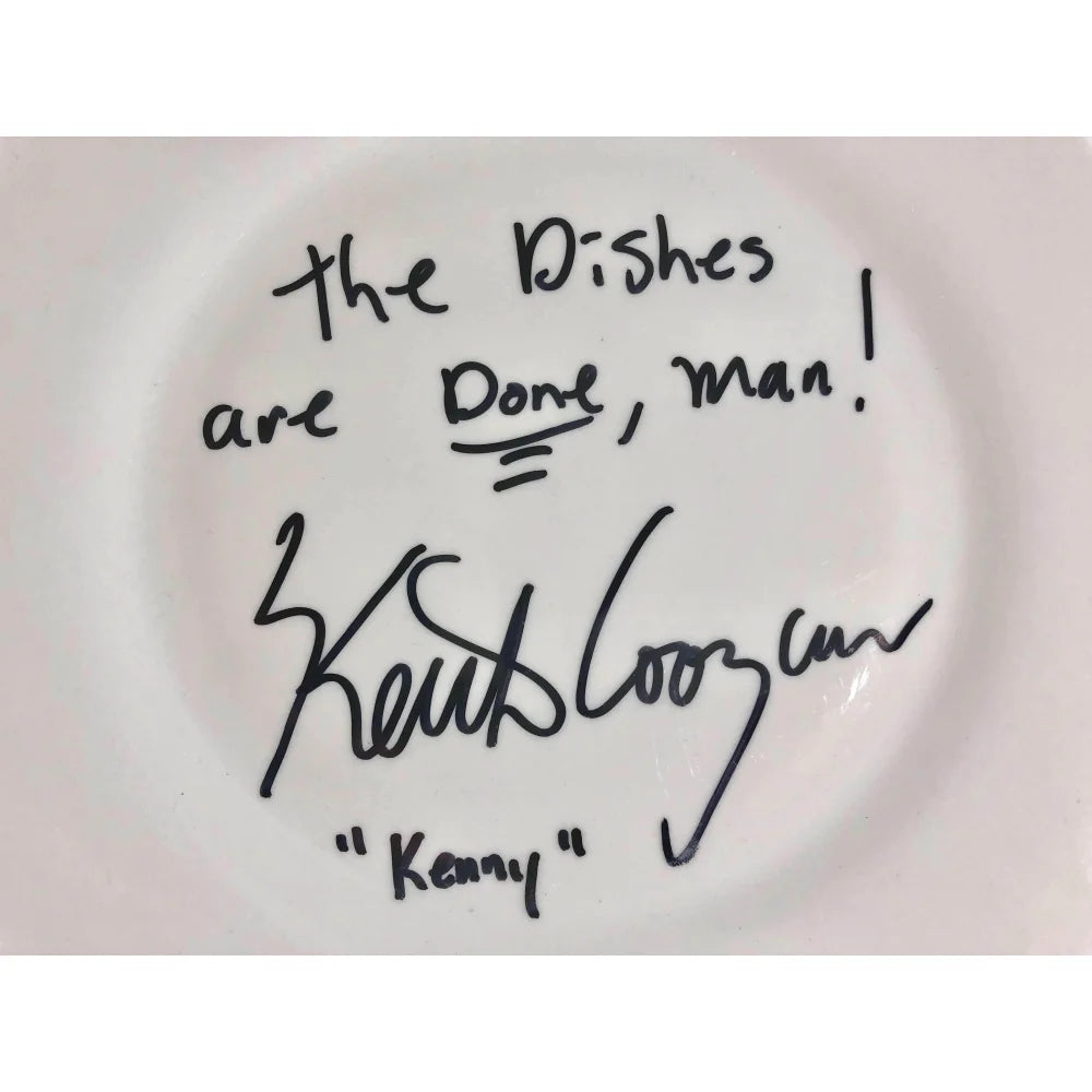 Keith Coogan Autographed Don't Tell Mom the Babysitter's Dead Movie Plate with JSA Certificate - Collectible Memorabilia for Film Fans & 90s Nostalgia Lovers - Perfect for Home Theater Display & Pop Culture Collections
