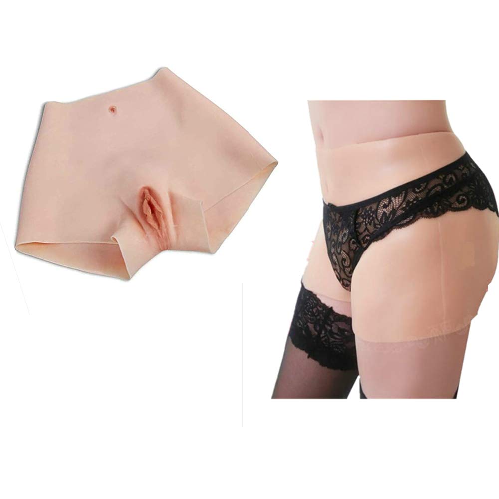 F & Y Silicone Fake Vagina Enhancer Underwear - Realistic Crossdressing Shorts for Drag Queens, Transgender & Crossdressers | Perfect for Cosplay, Performance & Gender Expression