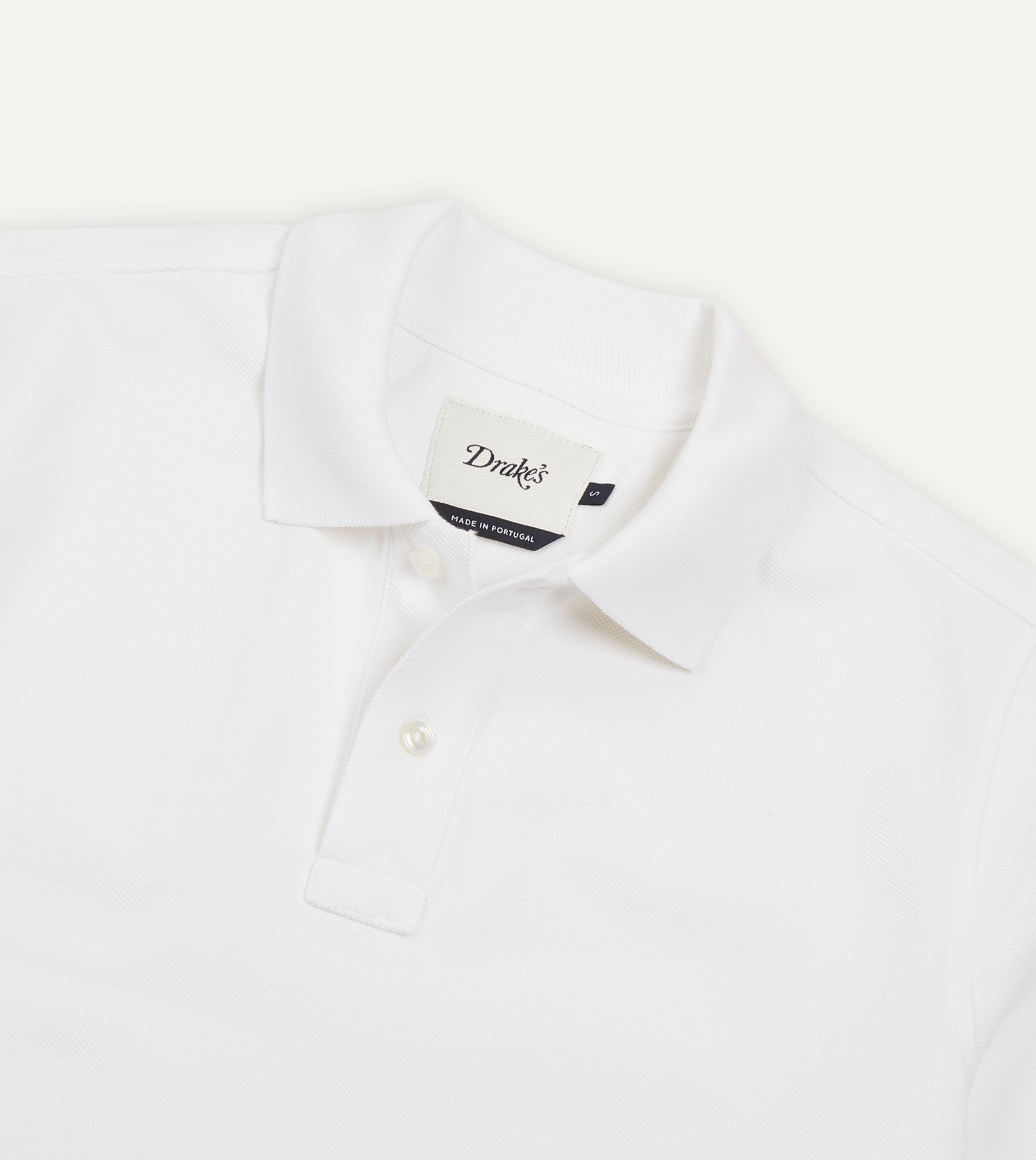 Premium White Piqué Cotton Polo Shirt for Men - Breathable & Comfortable Casual Wear - Perfect for Golf, Office & Summer Outfits