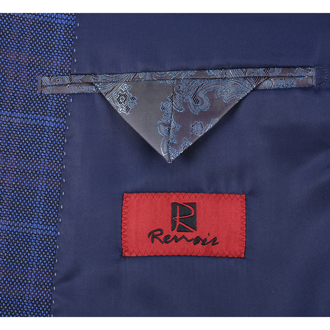 Alessandro Vitello by Renoir Classic Fit Blazer - Navy Blue Size 47 | Premium Men's Formal Jacket for Business Meetings & Special Occasions