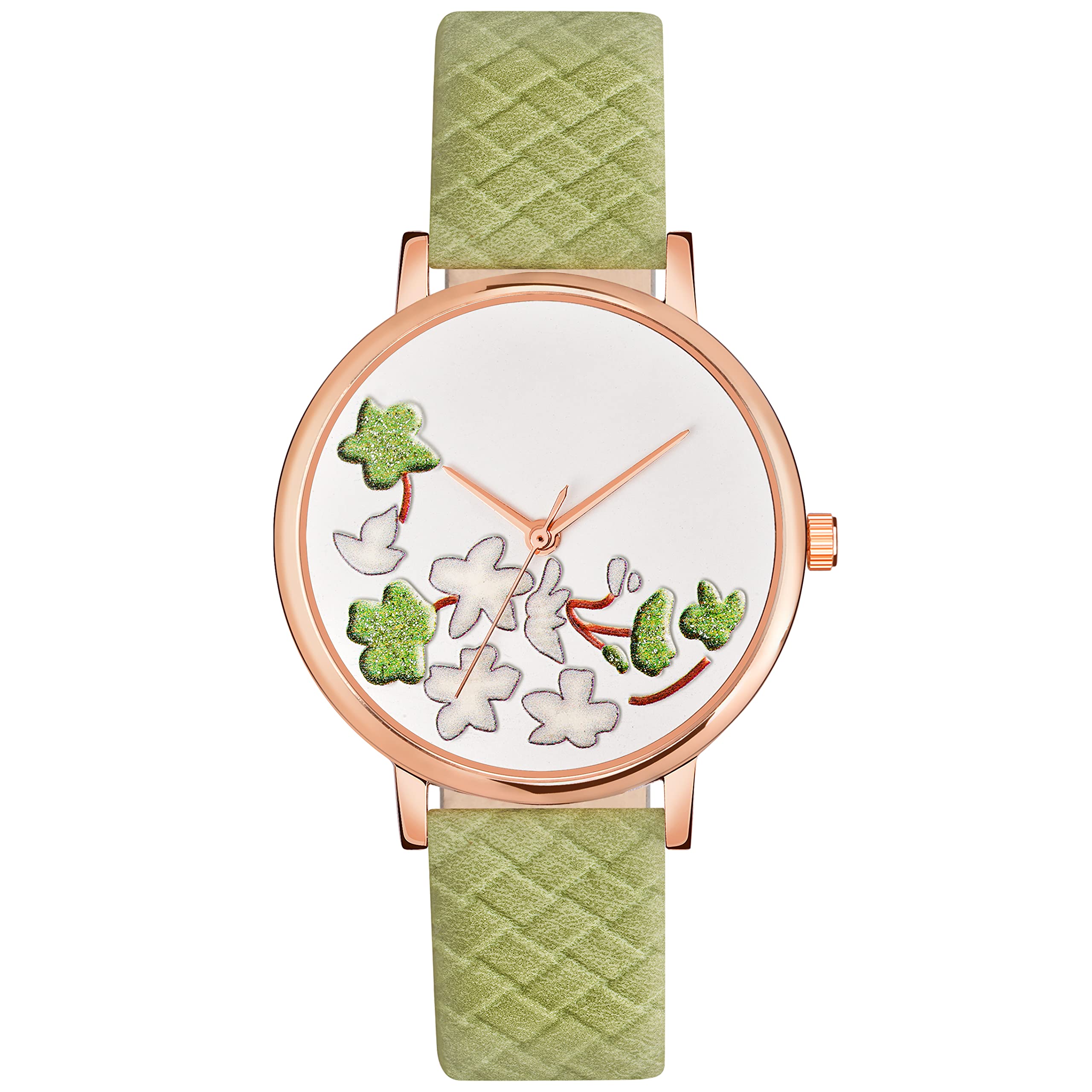 Elegant Stainless Steel & Leather Analog Watch for Women and Girls - Perfect for Office, Date Night, and Everyday Wear