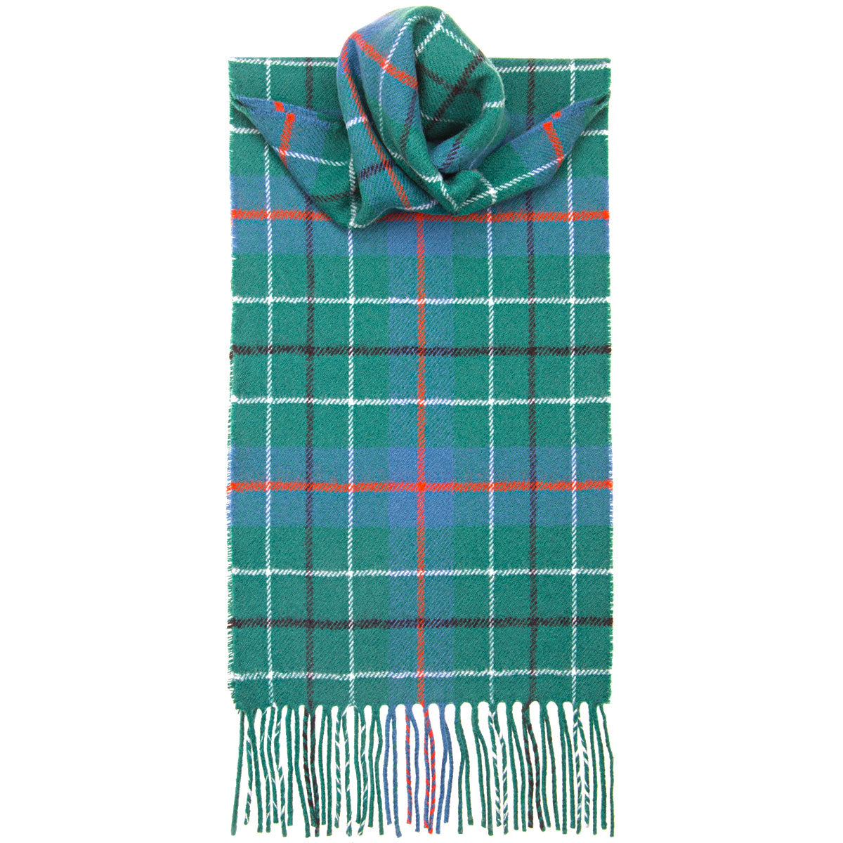 Premium Duncan Ancient Tartan Scarf - Classic Scottish Plaid Wool Wrap for Men & Women - Perfect for Winter Fashion, Outdoor Activities & Celtic Events