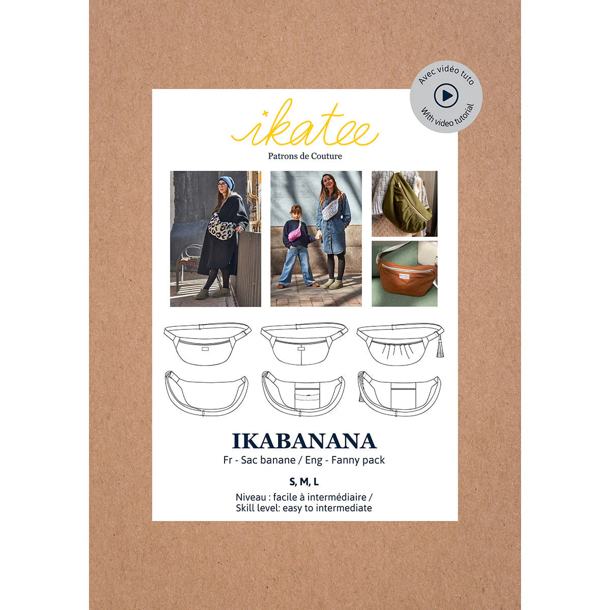 Ikabanana Fanny Pack - Trendy Waist Bag for Men & Women - Perfect for Hiking, Travel & Outdoor Activities