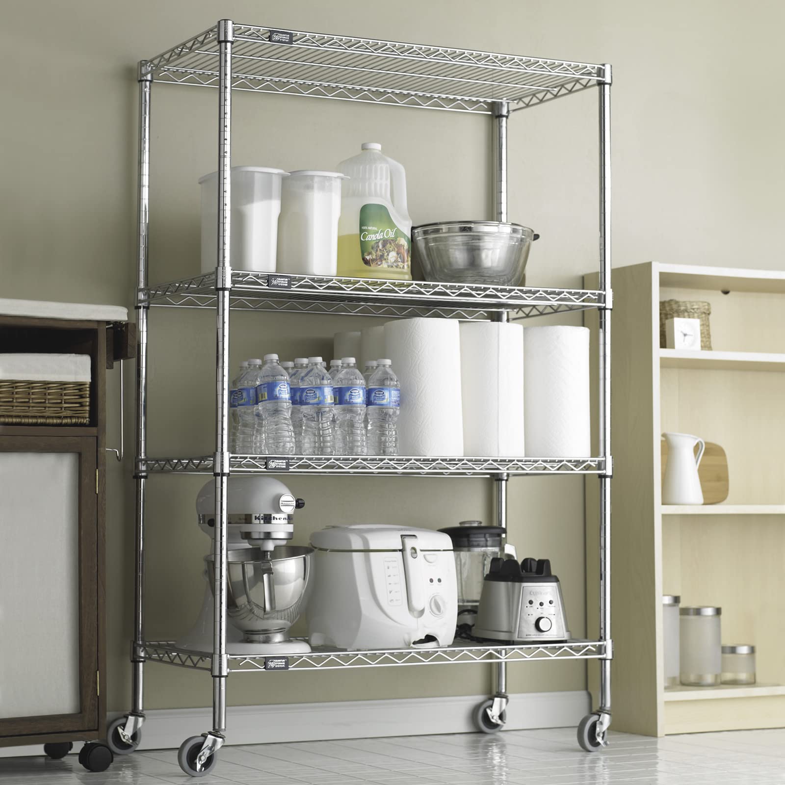 12 Pack Wire Shelving Shelf Lock Clips for 1-1/2