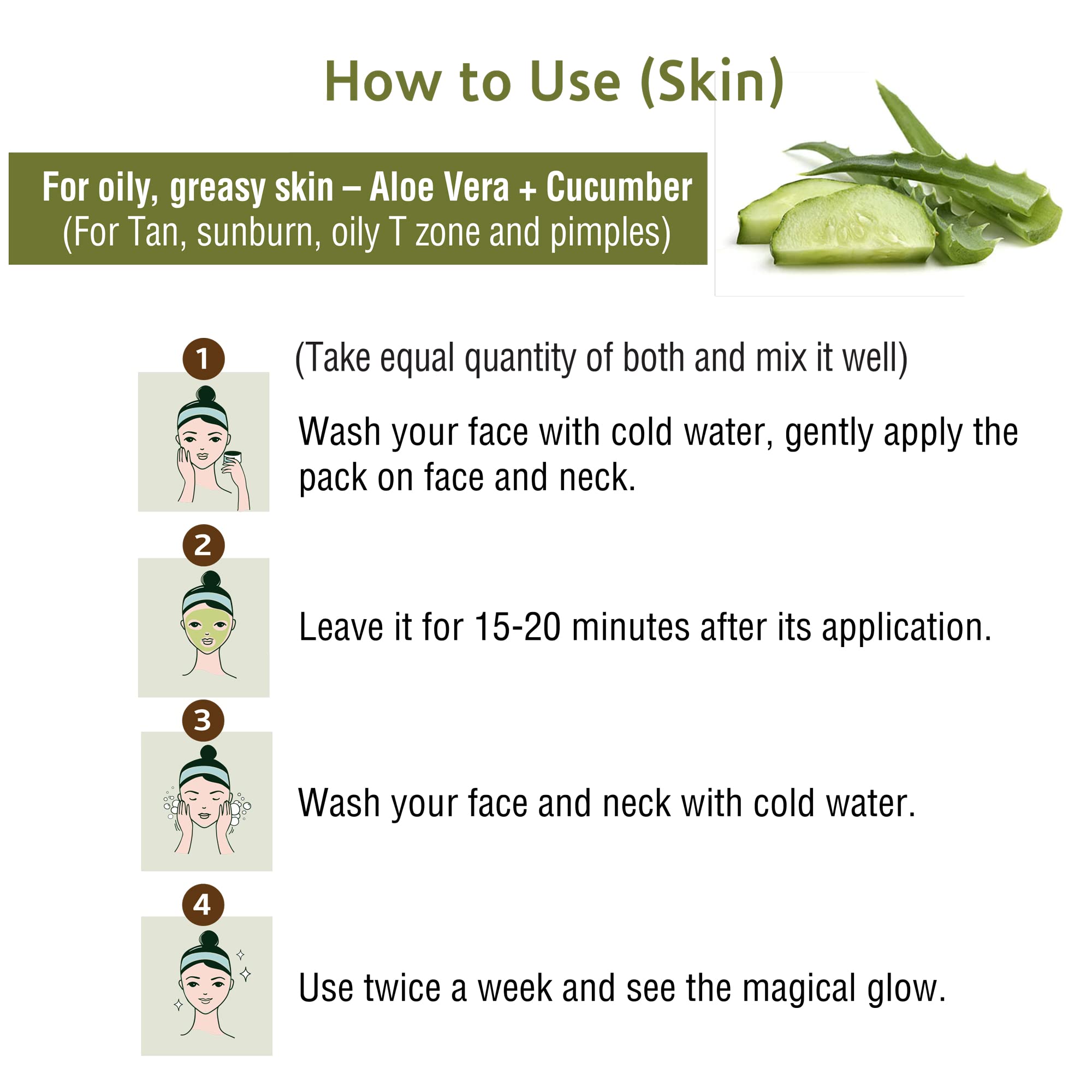 Humanveda Natural & Herbal Aloe Vera Leaf (Aloe Barbadensis) Powder - 100g for Face & Hair Care | Hydrating, Moisturizing, Soothing Skin Treatment | Perfect for DIY Skincare, Hair Masks & Sunburn Relief