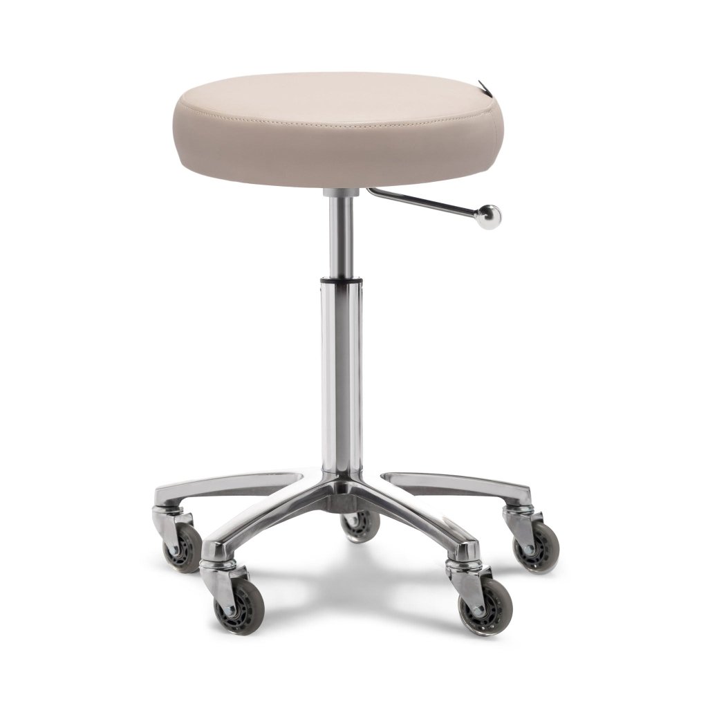 Lanvain® Soft Canada Salon Stool Chair - Adjustable Height Rolling Stool for Hairstylists, Technicians, Doctors & Therapists - Ergonomic Design for Clinics, Salons & Medical Offices | Perfect for Hair Styling, Massage Therapy & Patient Consultations