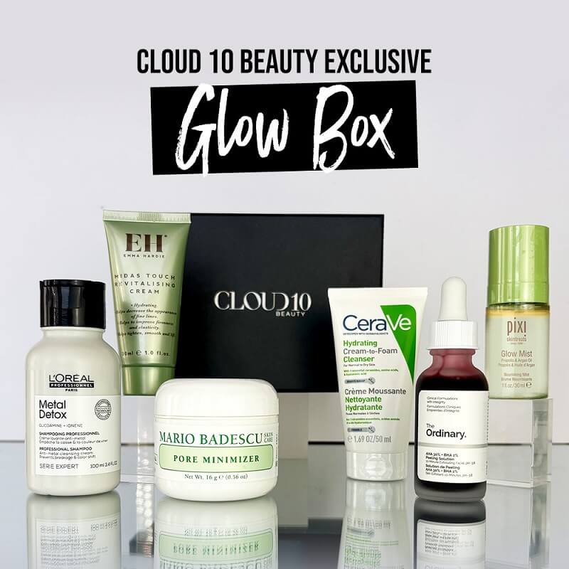 Cloud 10 Beauty Glow Gift Set - Luxurious Skincare Collection with Vitamin C & Hyaluronic Acid - Perfect for Spa Days, Self-Care Routines & Gift Giving