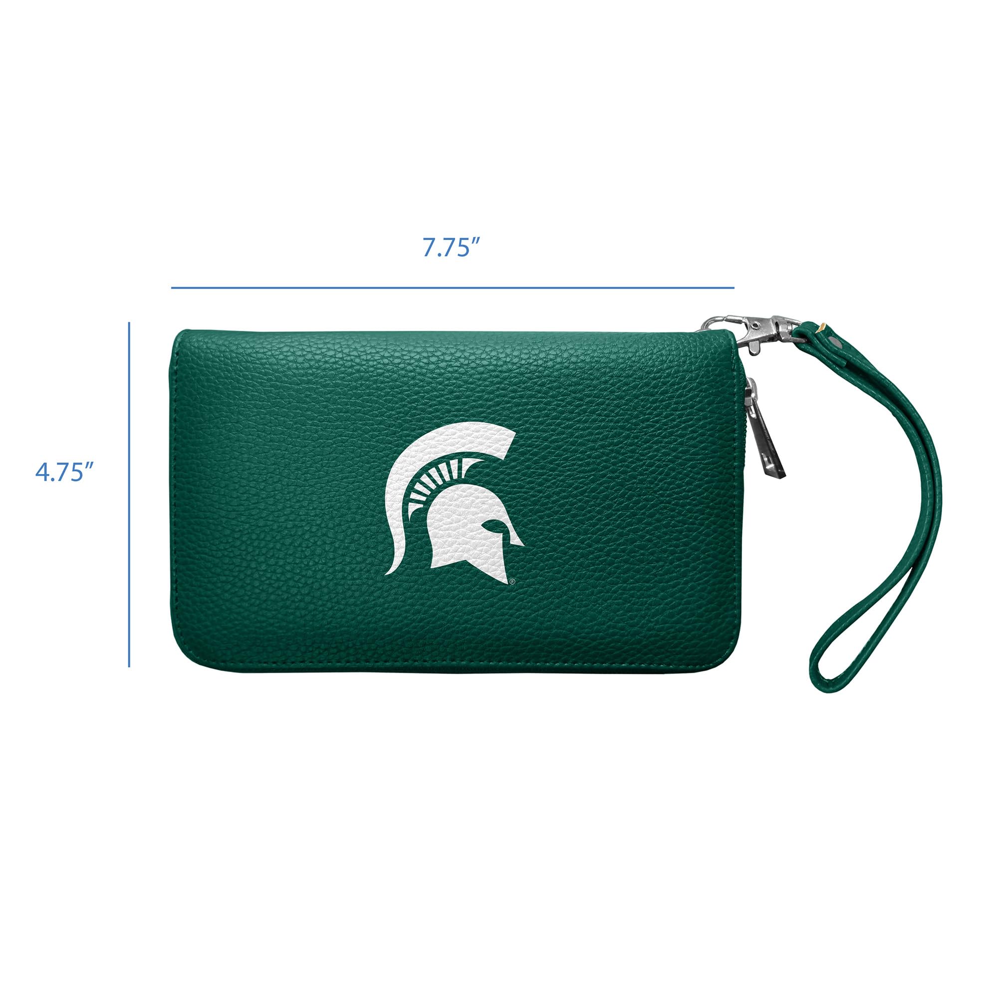 Littlearth NCAA Zip Organizer Wallet - Stylish College Team Logo Credit Card Holder & ID Organizer for Students, Fans, Game Day Essentials
