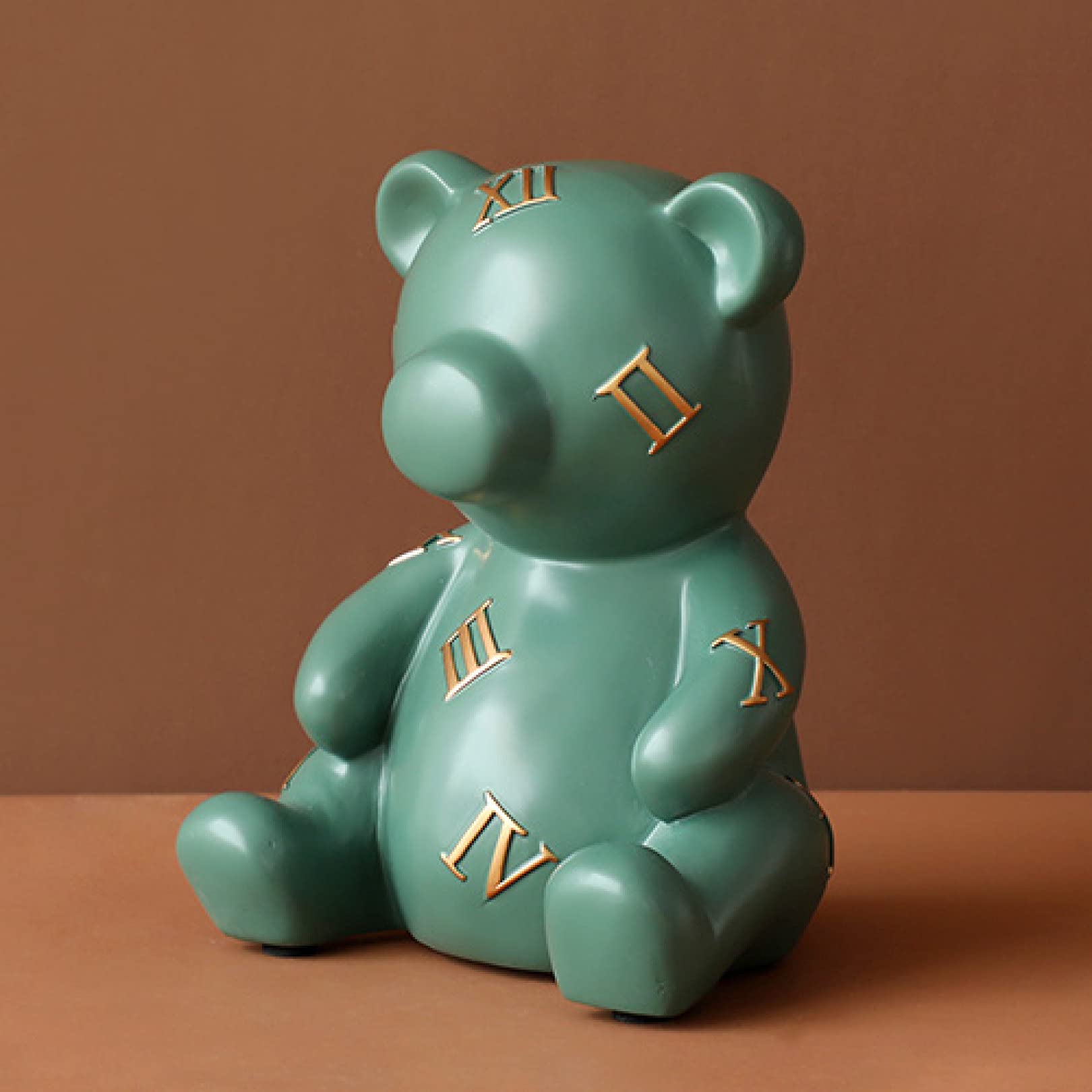 Bear Figurines - Modern Home Decor Sculptures & Art Statuettes for Kids | Cute Animal Ornaments for Nursery, Living Room & Gift Giving