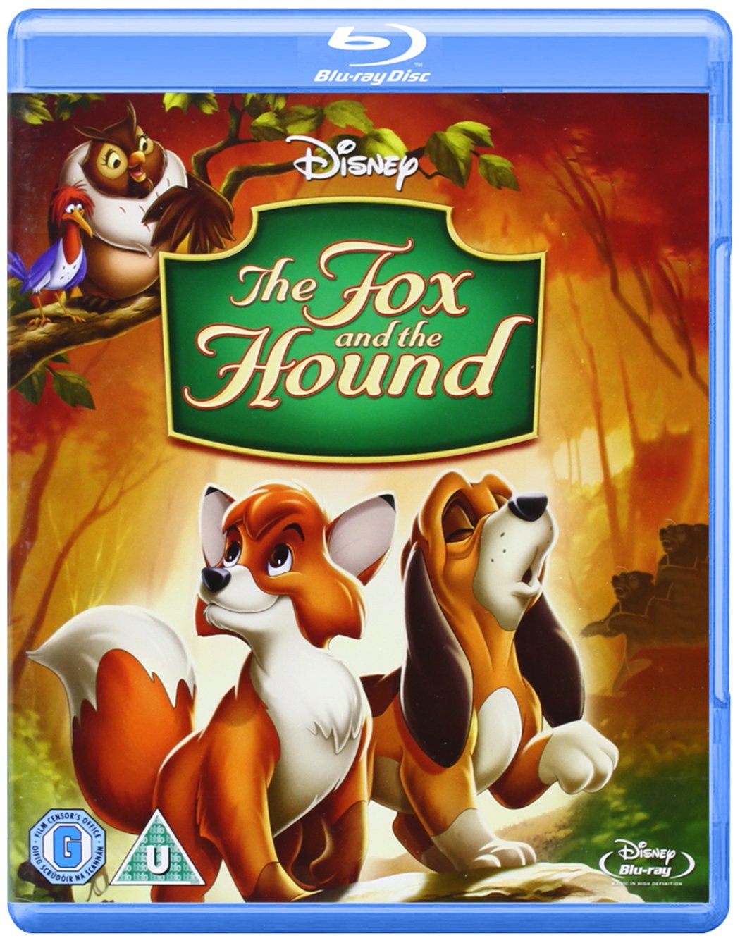 Fox & the Hound Blu-ray DVD - Magical Gift Set for Disney Movie Lovers | Perfect for Birthday Gifts, Christmas Presents & Disney Collections